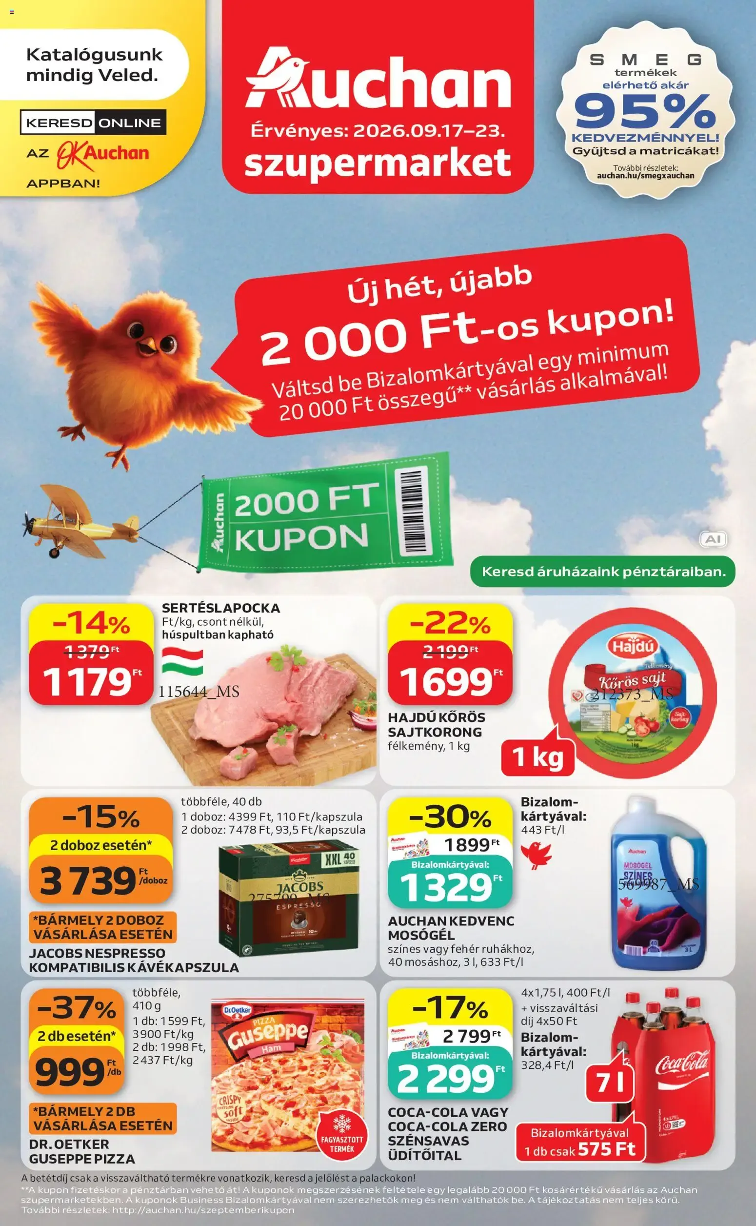 Katalógus Auchan Szupermarket szeptember 17.-tól szeptember 23.-ig 2026. - Oldal 1