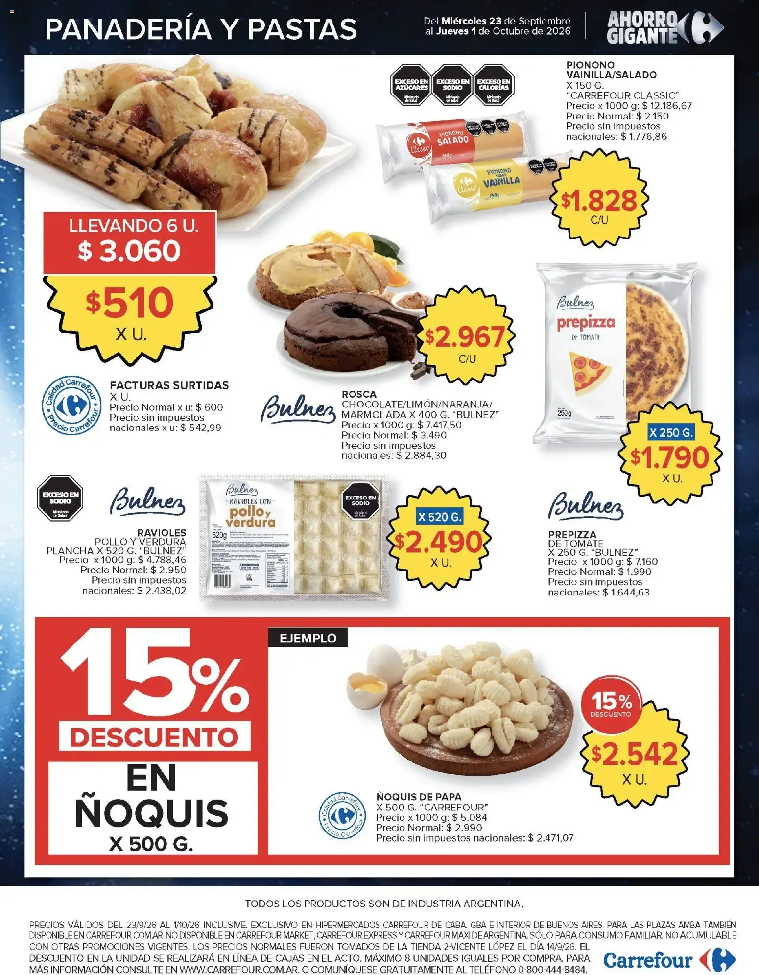 Ofertas de Carrefour Ofertas || del 23/09/2026 - 01/10/2026 || Promociones 23 de septiembre al 1 de octubre 2026 - Página 11 del catálogo