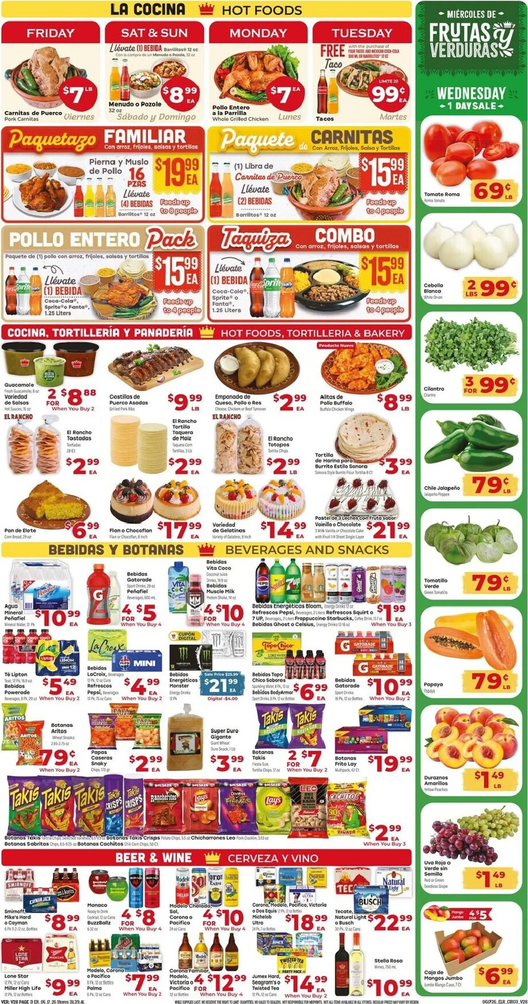 Weekly ad SUPERMERCADO EL RANCHO - Gran Golazo: Celebrando el Día del Padre from June 17 to June 23 2026 - Page 3