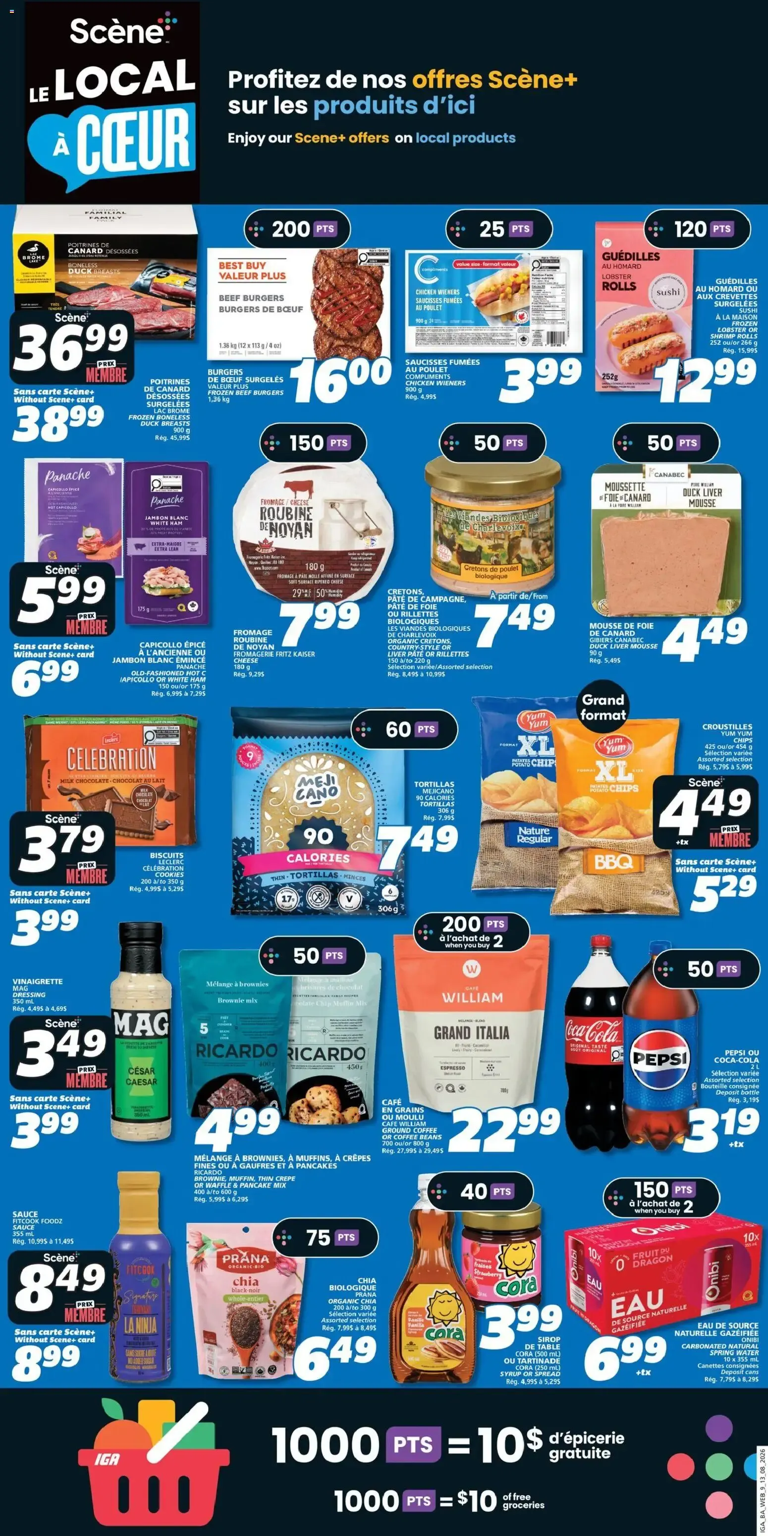 IGA weekly flyer / circulaire from Aug 13, 2026 > weekly specials & deals from August 13 to August 19 2026 - flyer page 14