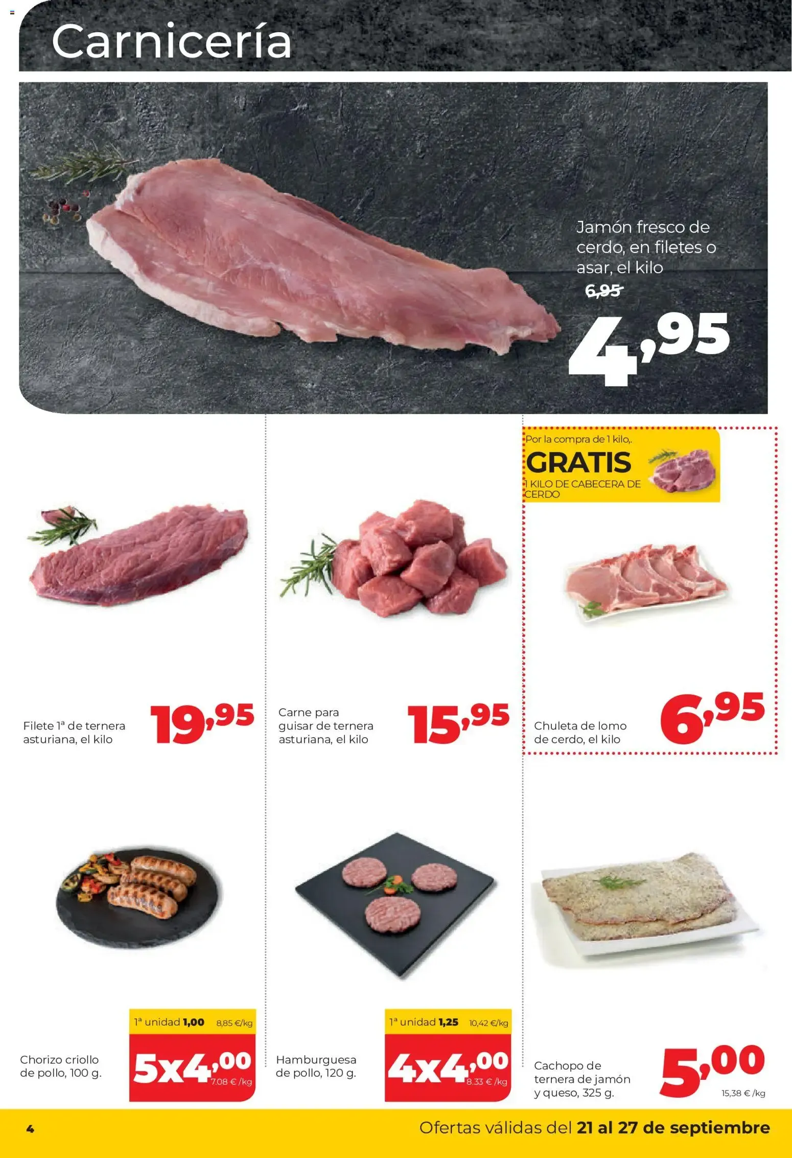 Catálogo de Alimerka folleto del 21/09/2026 | Catálogo 21 de septiembre al 27 de septiembre 2026 - Página 4