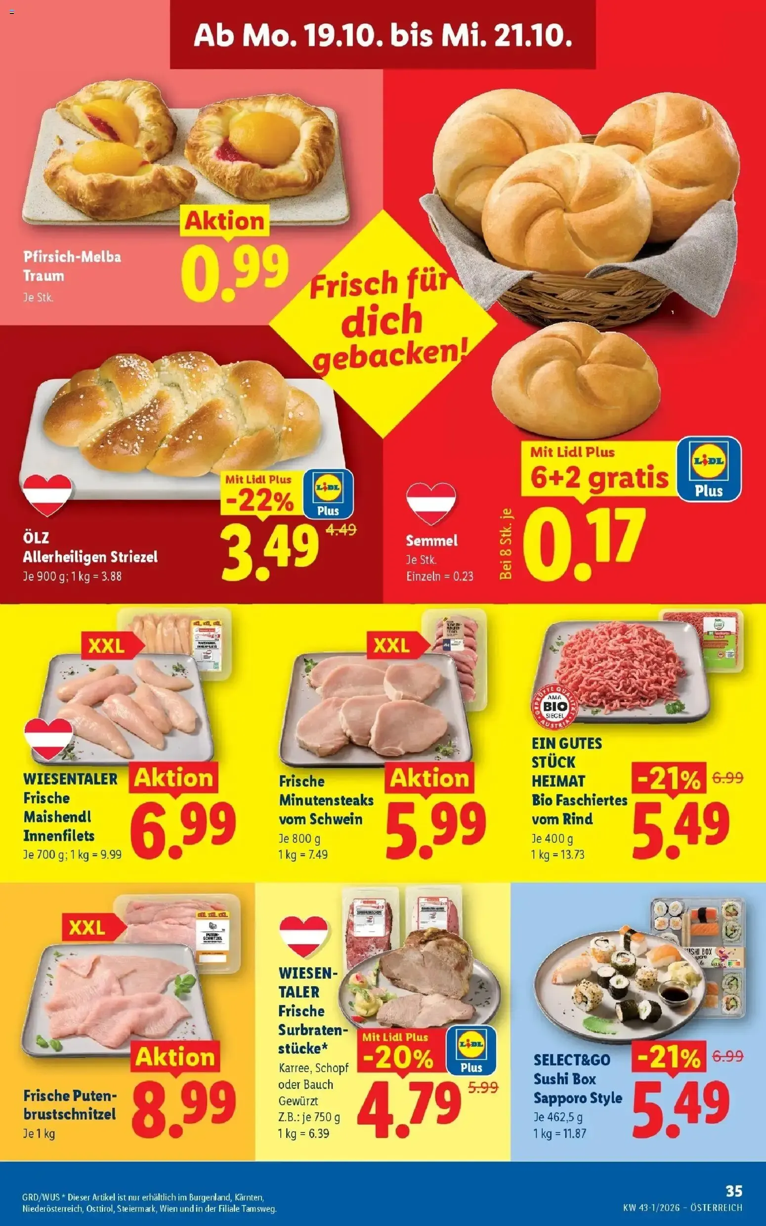 Lidl Aktion von 15. Oktober bis 17. Oktober 2026 - Flugblätt seite 44