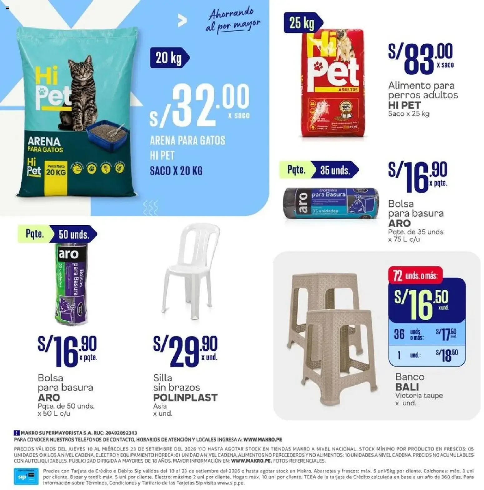 Catalogo de Makro - Ahorrando al por mayor con Marcas de Calidad 10 de setiembre al 23 de setiembre 2026 - Pag 10