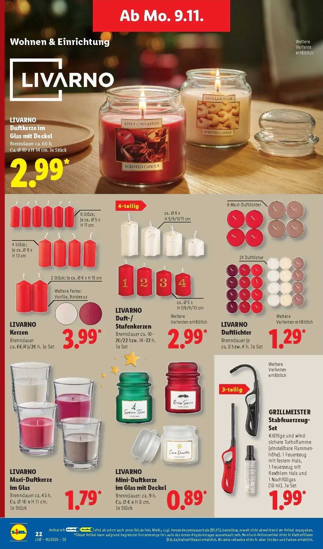 Lidl - Nonfood Prospekt nächste Woche – von Montag 09.11.2026 bis Samstag 14.11.2026 von 9. November bis 14. November 2026 - Prospekt seite 10