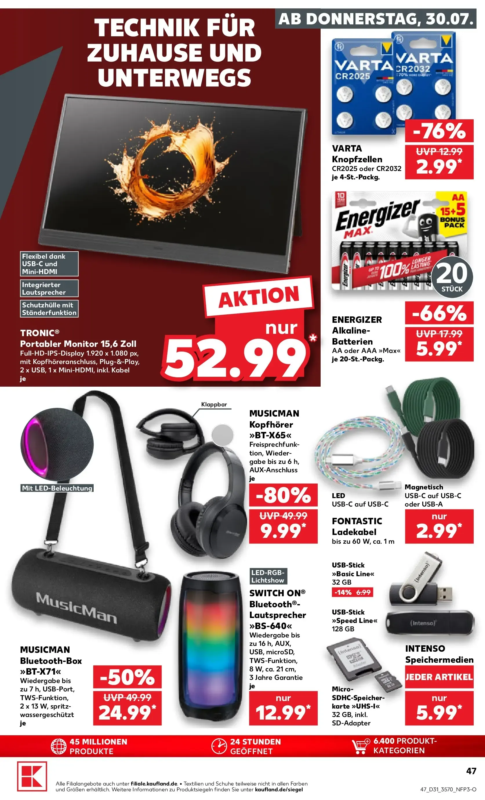 Prospekt Kaufland ab 30.07.2026 » Angebote Online zum Blättern von 30. Juli bis 5. August 2026 - Prospekt seite 49