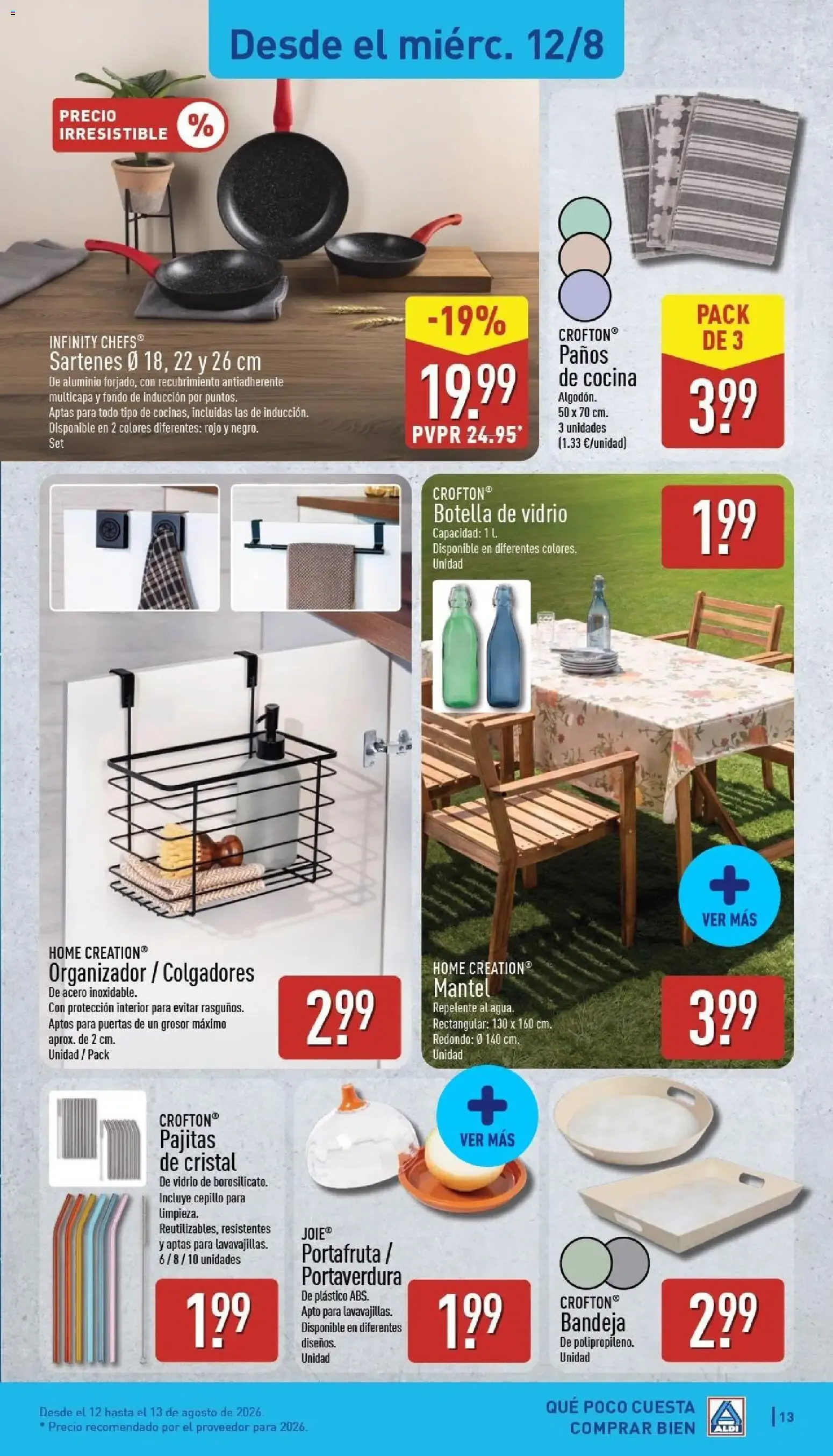 Catálogo de Aldi: Frescura a Precios para Tirarse a la Piscina 10 de agosto al 16 de agosto 2026 - Página 13