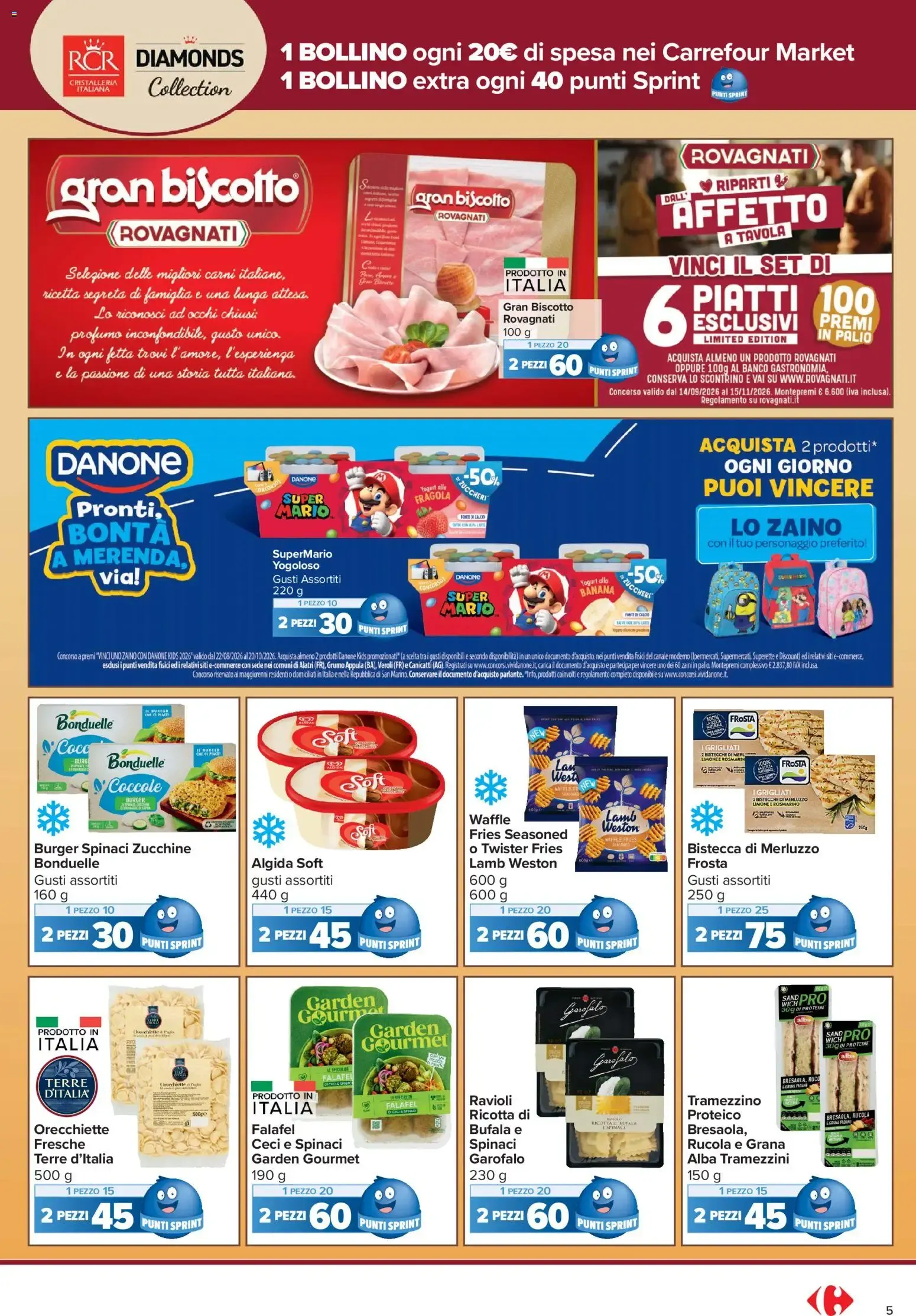 Nuovo Carrefour volantino Market - Punti Sprint Payback dal 15/09/2026 > offerte anteprima 🛍️ da 15 settembre a 28 settembre di 2026 - Pagina del volantino 5