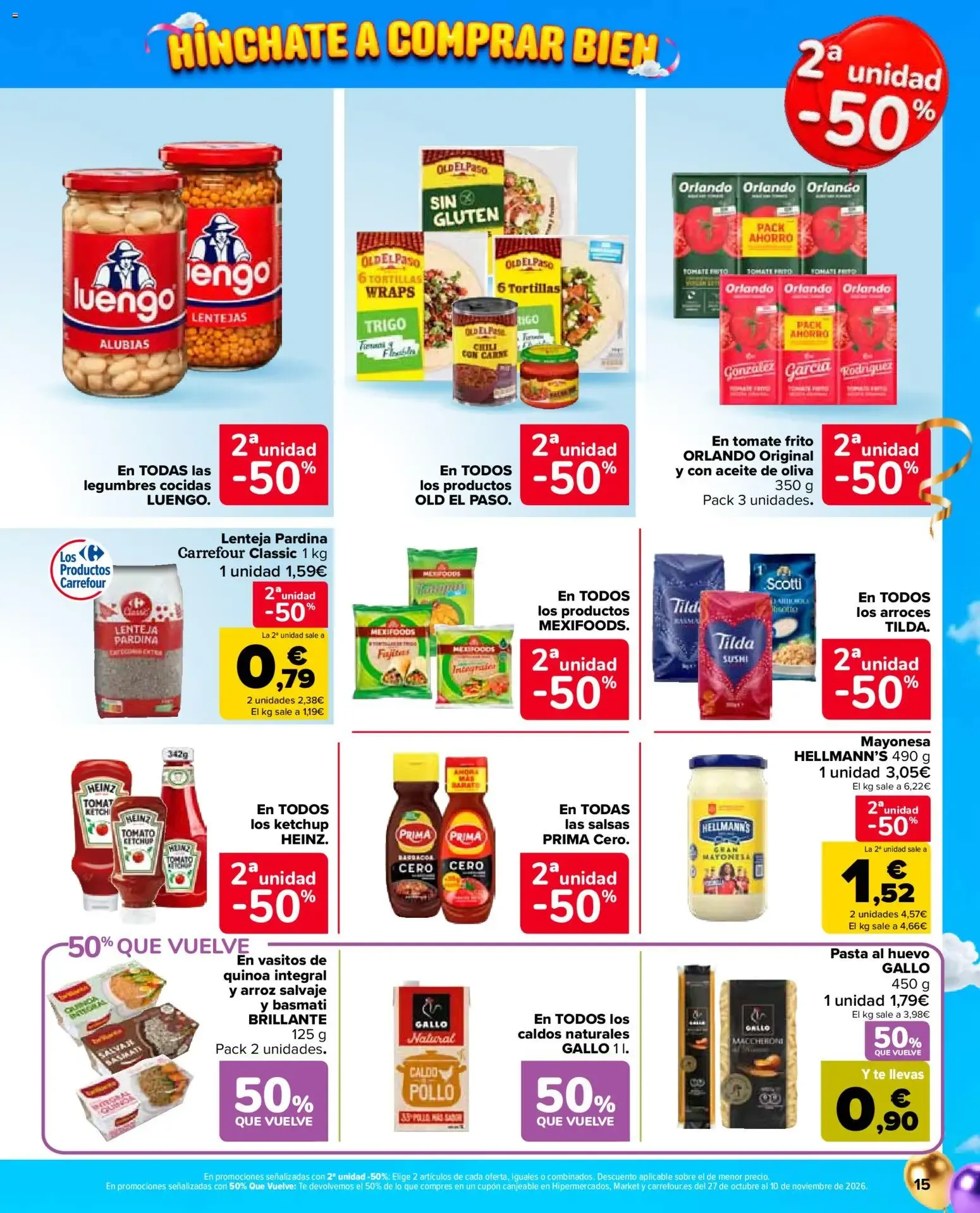 Catálogo de Carrefour Market folleto 13/10/2026 - 26/10/2026 13 de octubre al 26 de octubre 2026 - Página 15