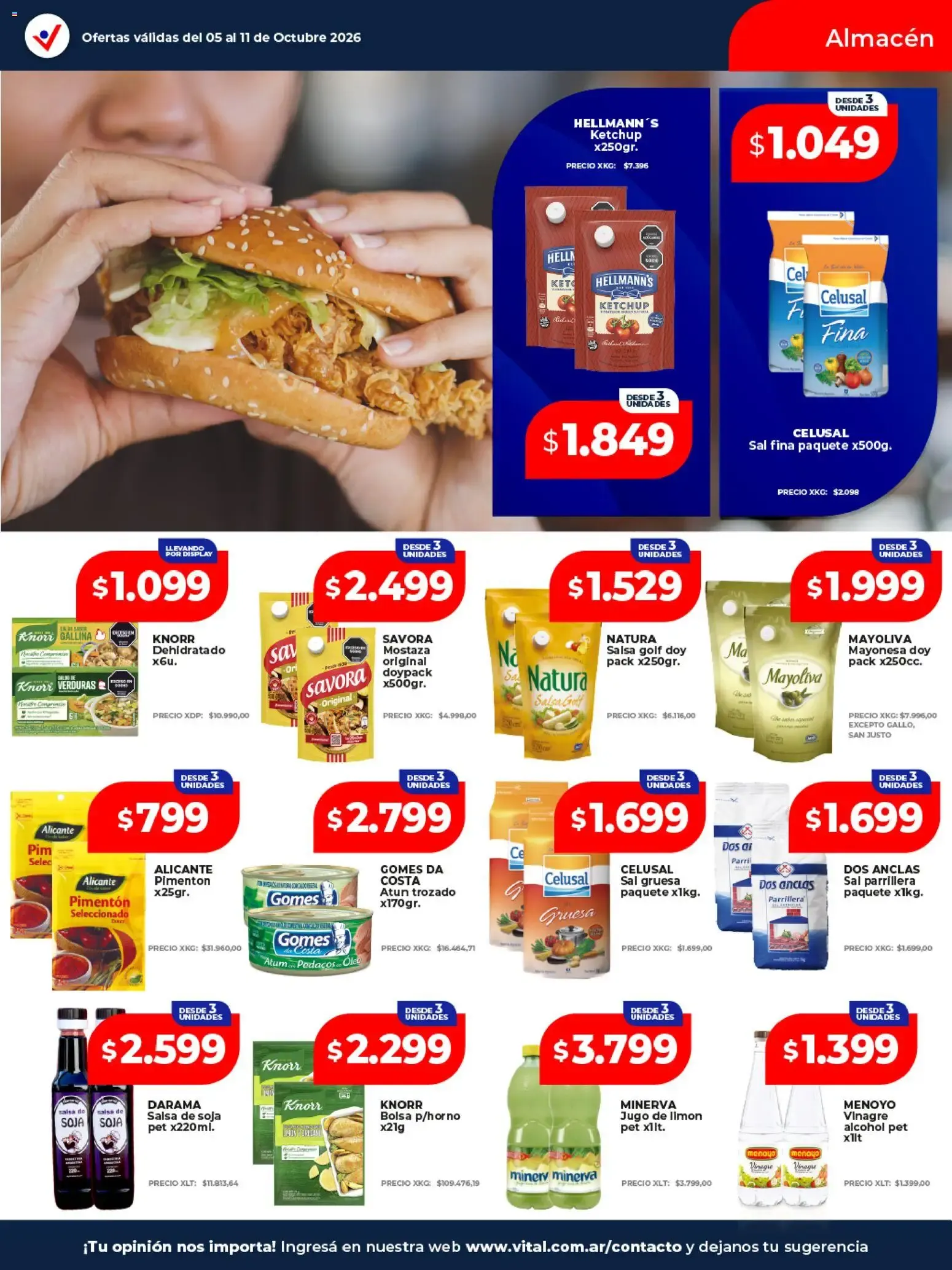 Ofertas de Vital - Ofertas || del 05/10/2026 - 11/10/2026 || Catálogo 5 de octubre al 11 de octubre 2026 - Página 17 del catálogo