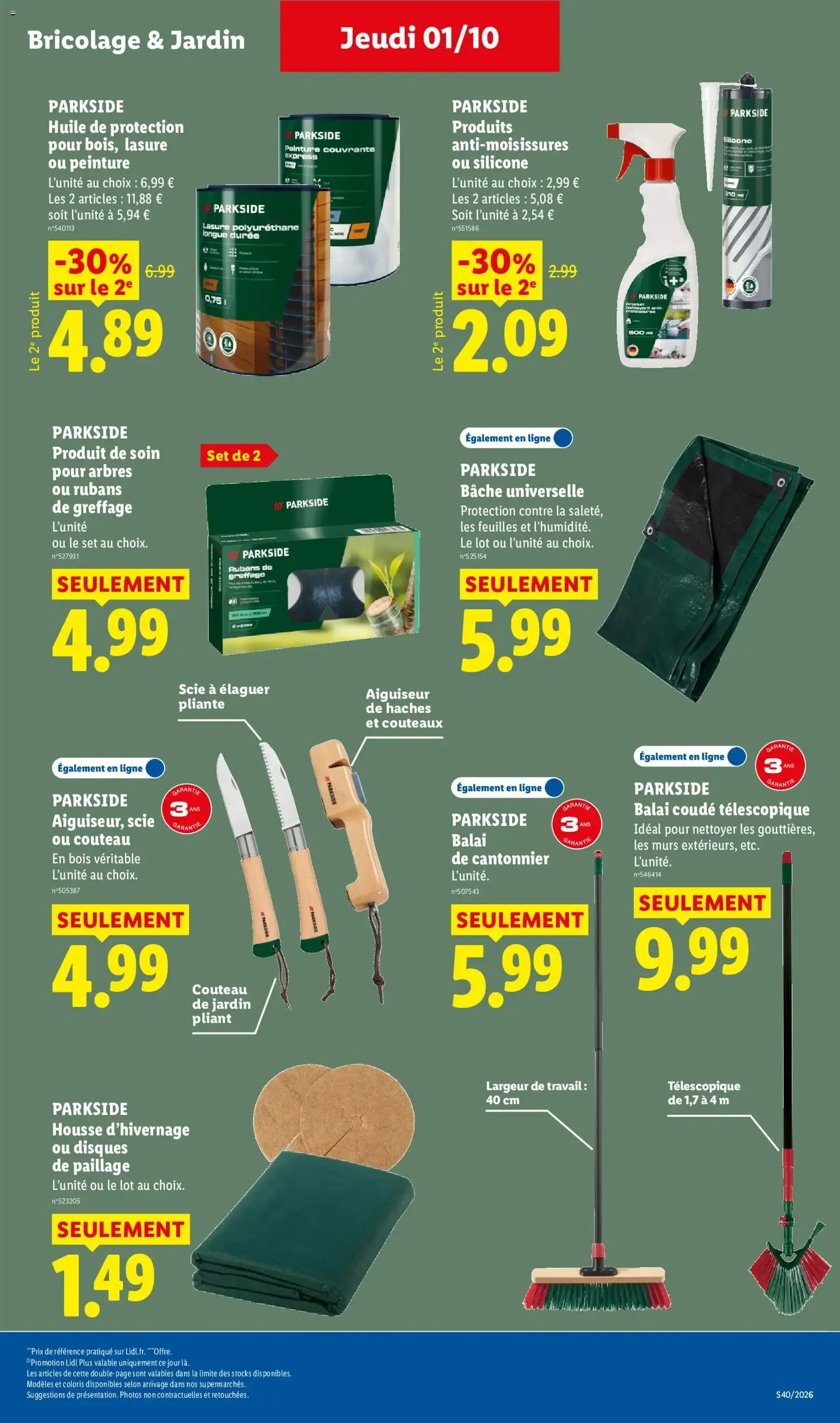 Catalogue LIDL du 01/10/2026 | Promo prospectus en ligne du 1 octobre au 7 octobre 2026 - Catalogue page 39
