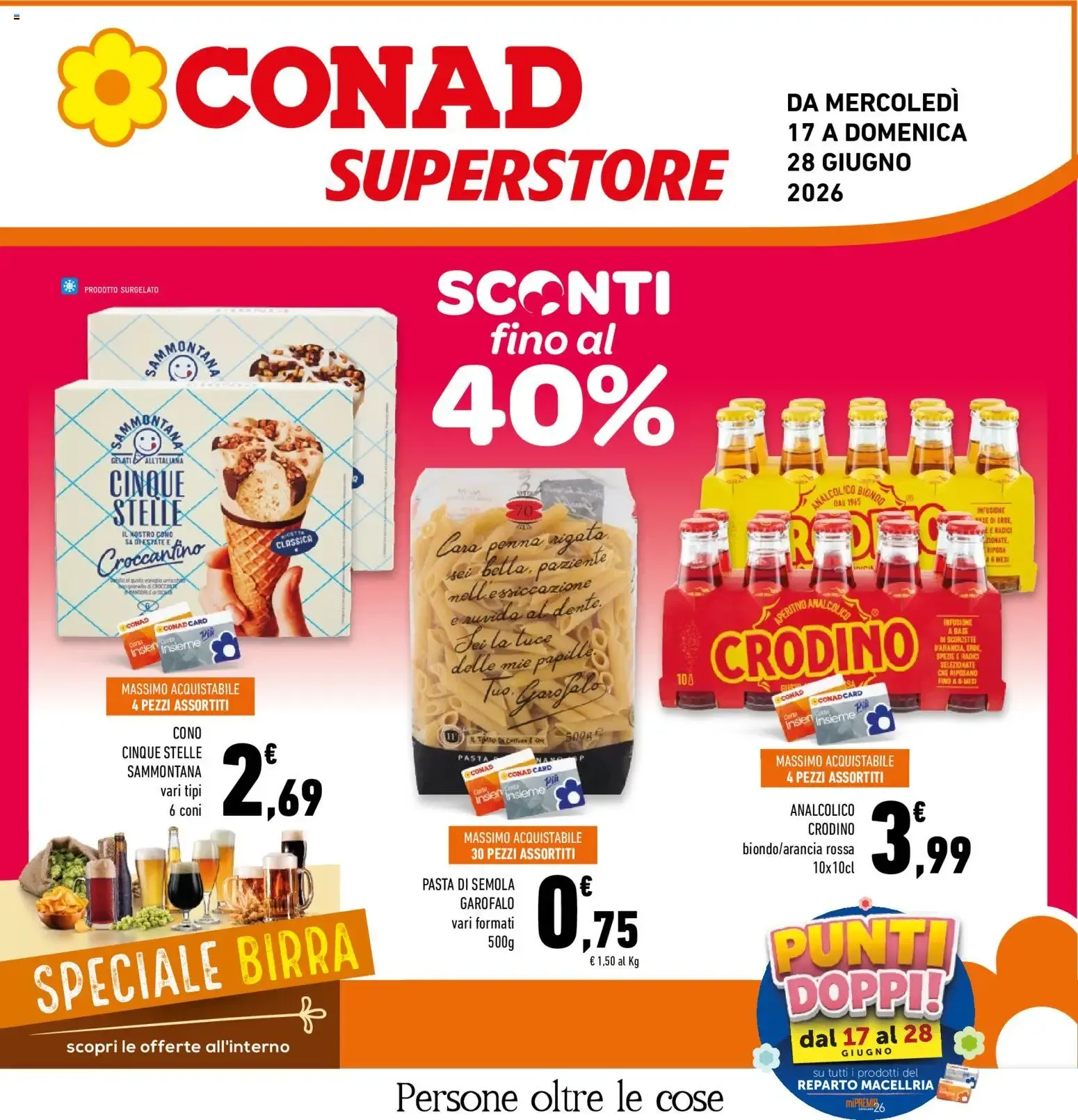 Volantino Conad dal 17/06/2026 > Anteprima da 17 giugno a 28 giugno di 2026 - Pagina del volantino 1
