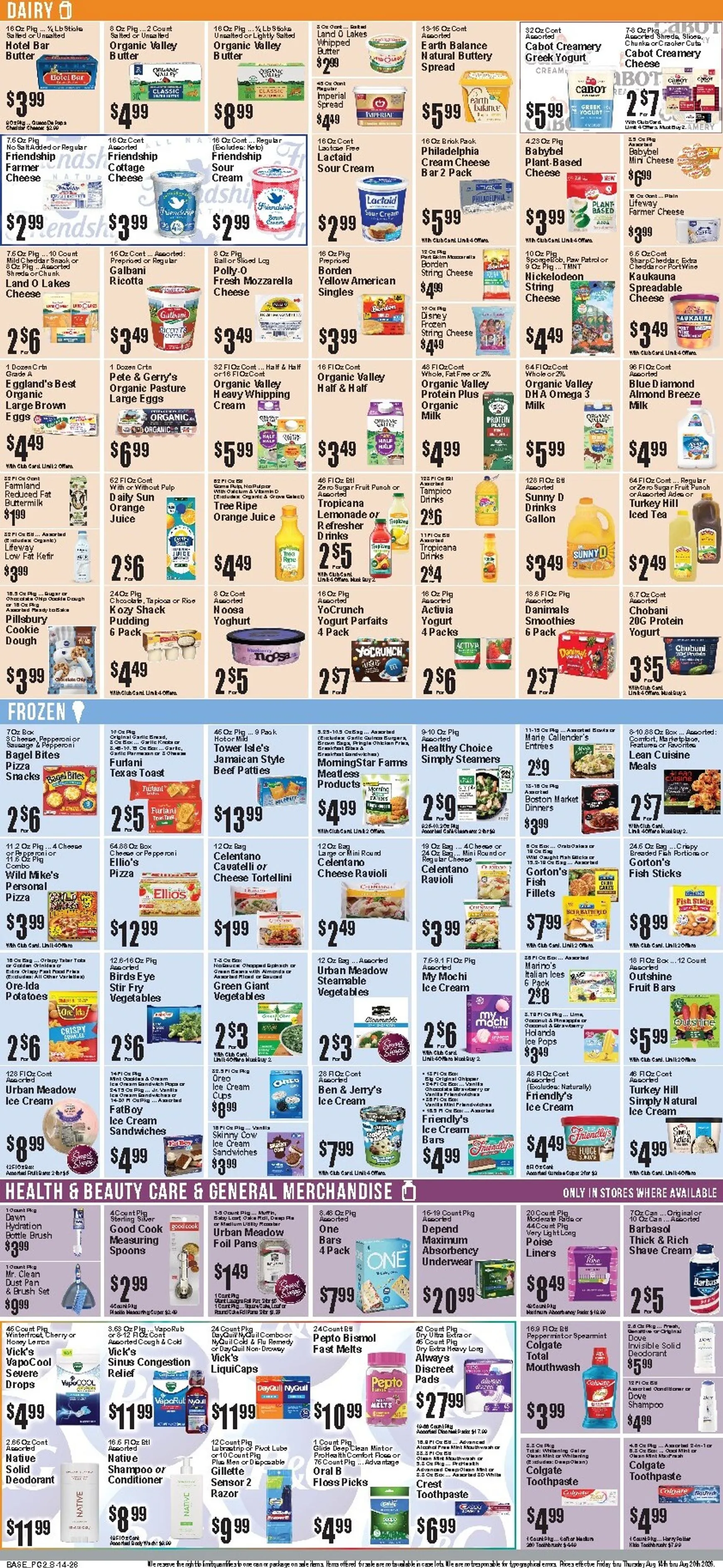 Weekly ad Current Food Universe leaflet valid from Friday 08/14/2026 to Thursday 08/20/2026 from August 14 to August 20 2026 - Page 3