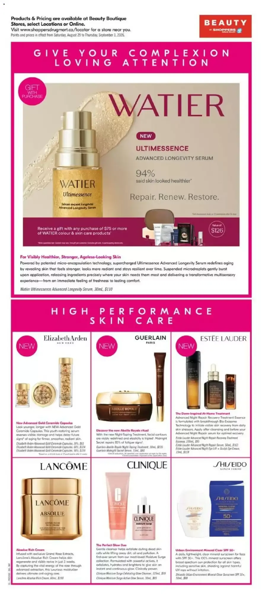 Shoppers Drug Mart flyer week 35 from August 29 to September 3 2026 - flyer page 8