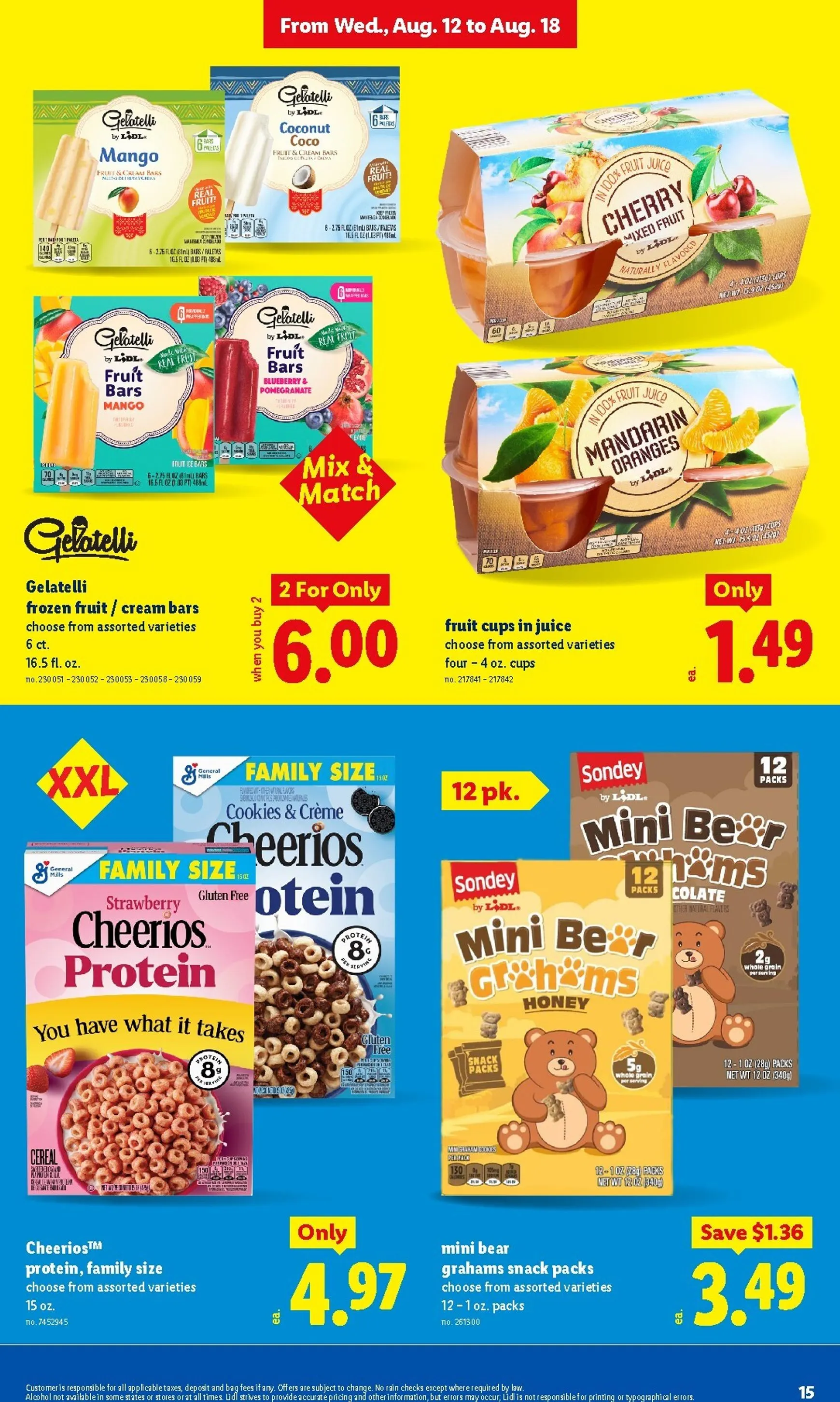 Weekly ad Current Lidl leaflet valid from Wednesday 08/12/2026 to Tuesday 08/18/2026 from August 12 to August 18 2026 - Page 15