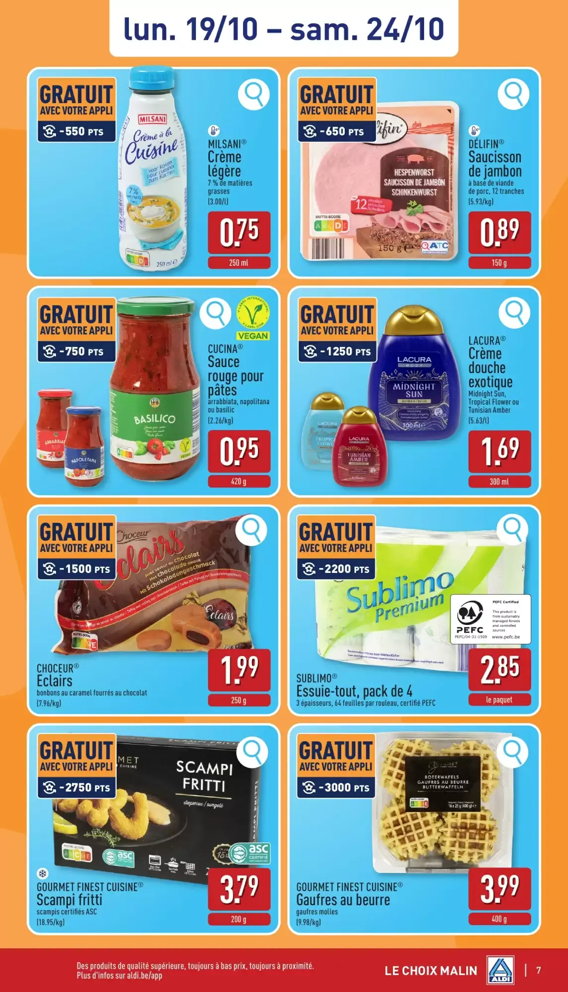Dépliant ALDI du 19 au 24 Octobre van 19 oktober tot 24 oktober 2026 - folder pagina 7