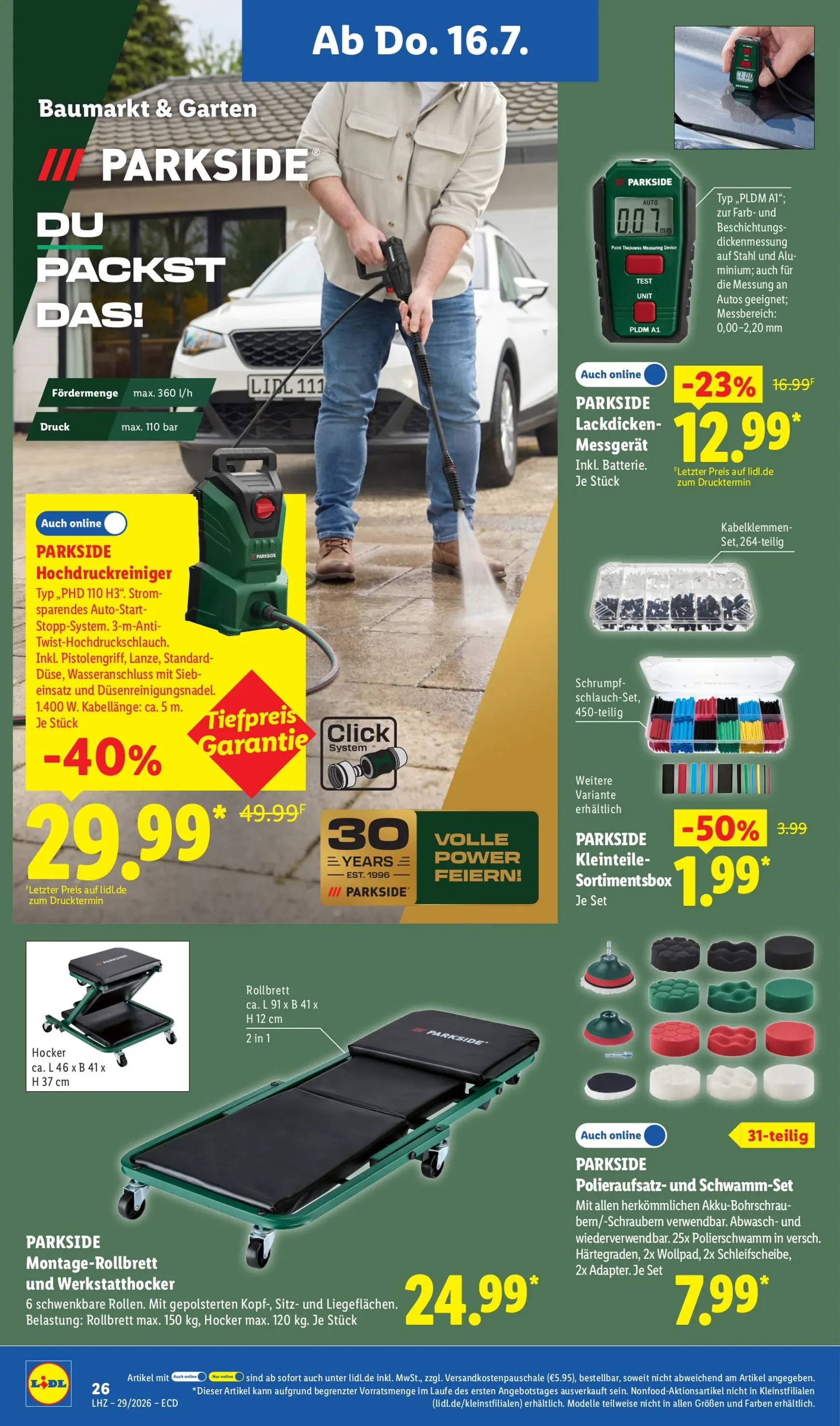 Lidl - Angebot der Woche Prospekt nächste Woche – von Montag 13.07.2026 bis Samstag 18.07.2026 von 13. Juli bis 18. Juli 2026 - Prospekt seite 26