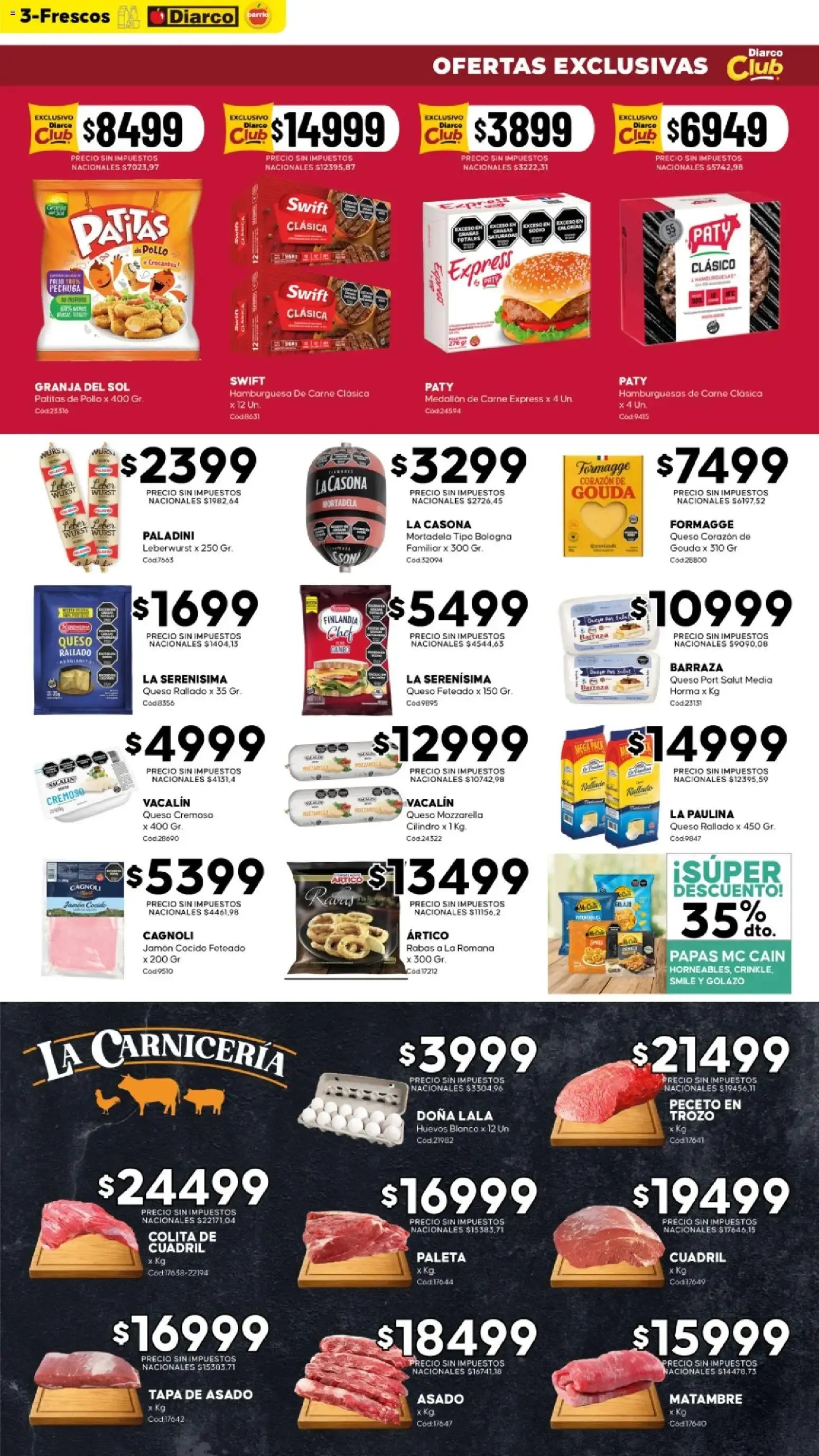 Ofertas de Diarco - OFERTAS DIARCO BARRIO del 26/10/2026 - 30/10/2026 26 de octubre al 30 de octubre 2026 - Página 3 del catálogo