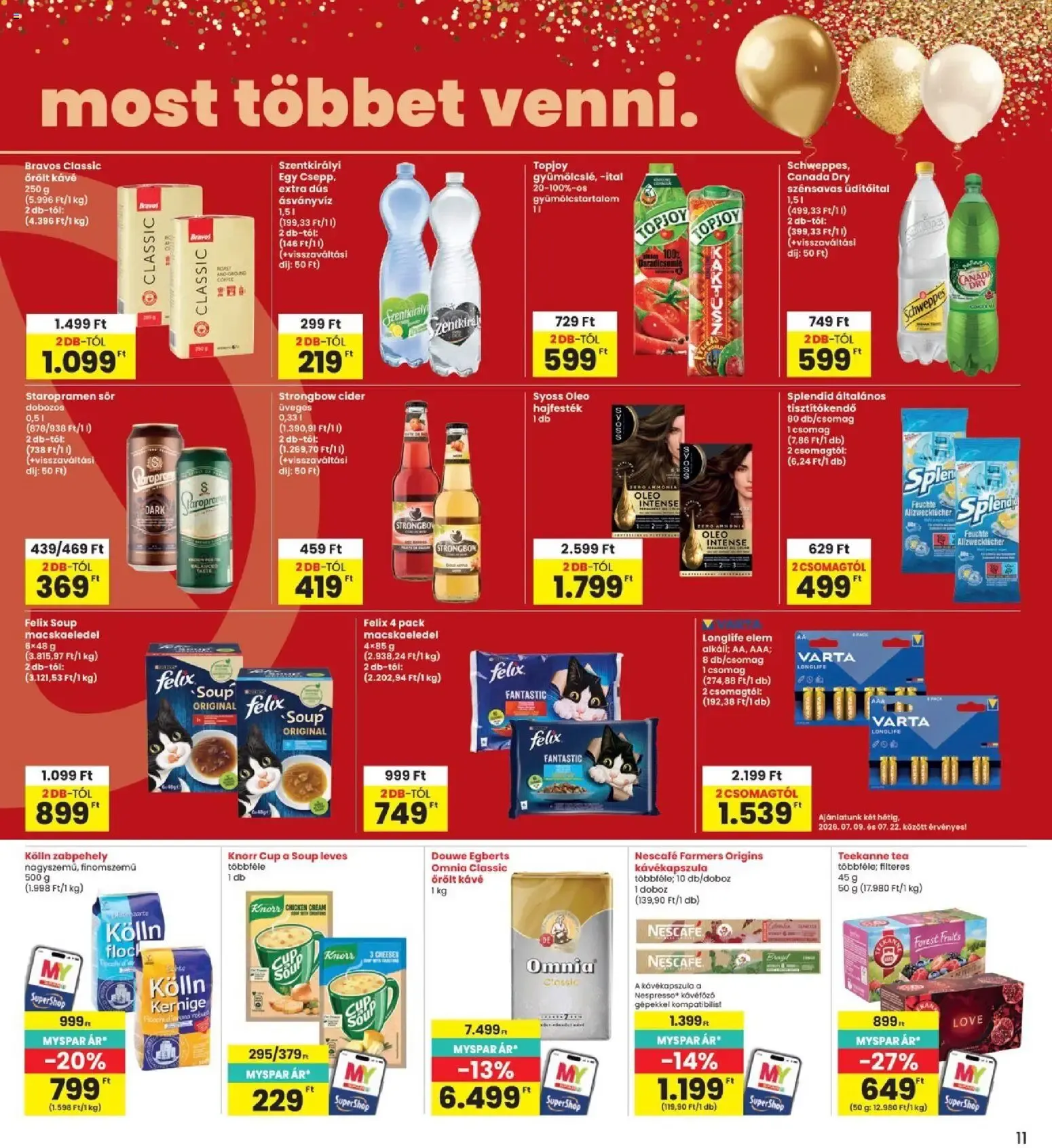 Katalógus INTERSPAR Szülinapi akciók és szuper árak! július 9.-tól július 15.-ig 2026. - Oldal 11
