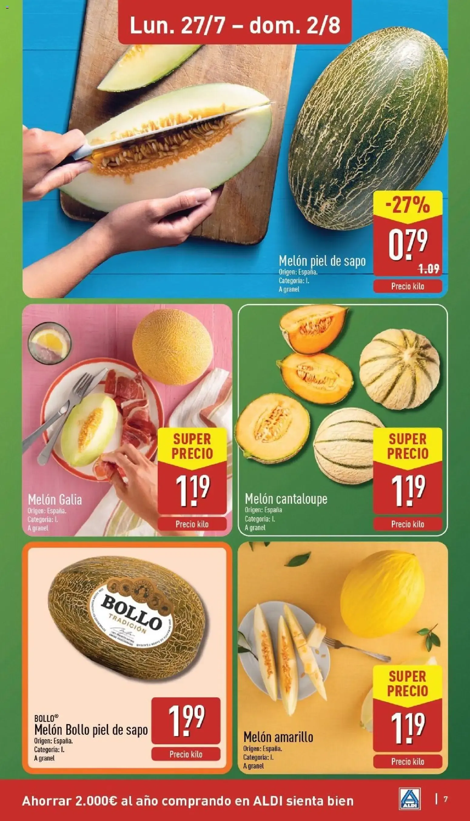 Catálogo de Aldi: Frescura a precios para tirarse a la piscina 27 de julio al 2 de agosto 2026 - Página 7