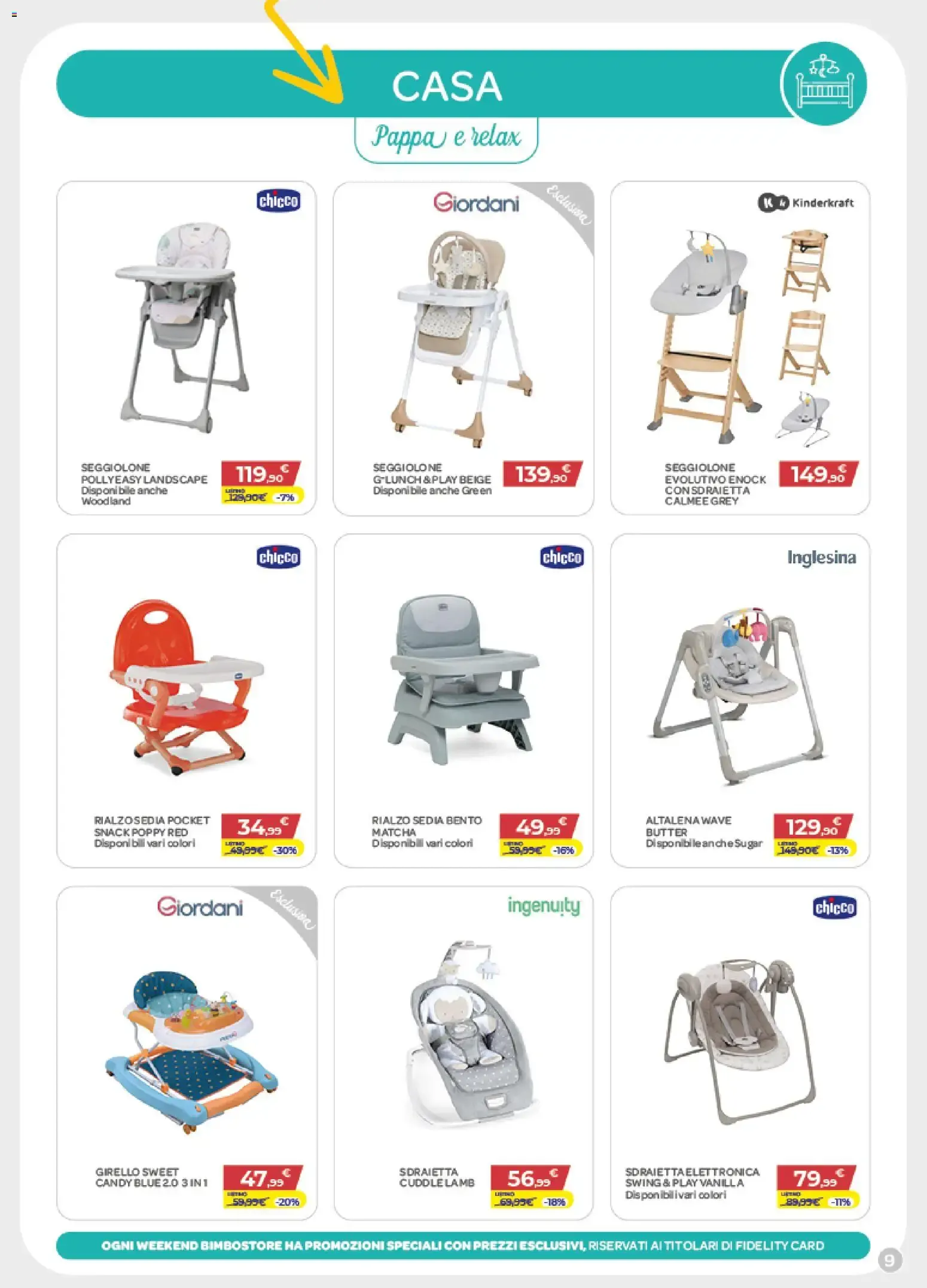 Bimbo Store Coccole e... relax! da 30 luglio a 26 agosto di 2026 - Pagina del volantino 9