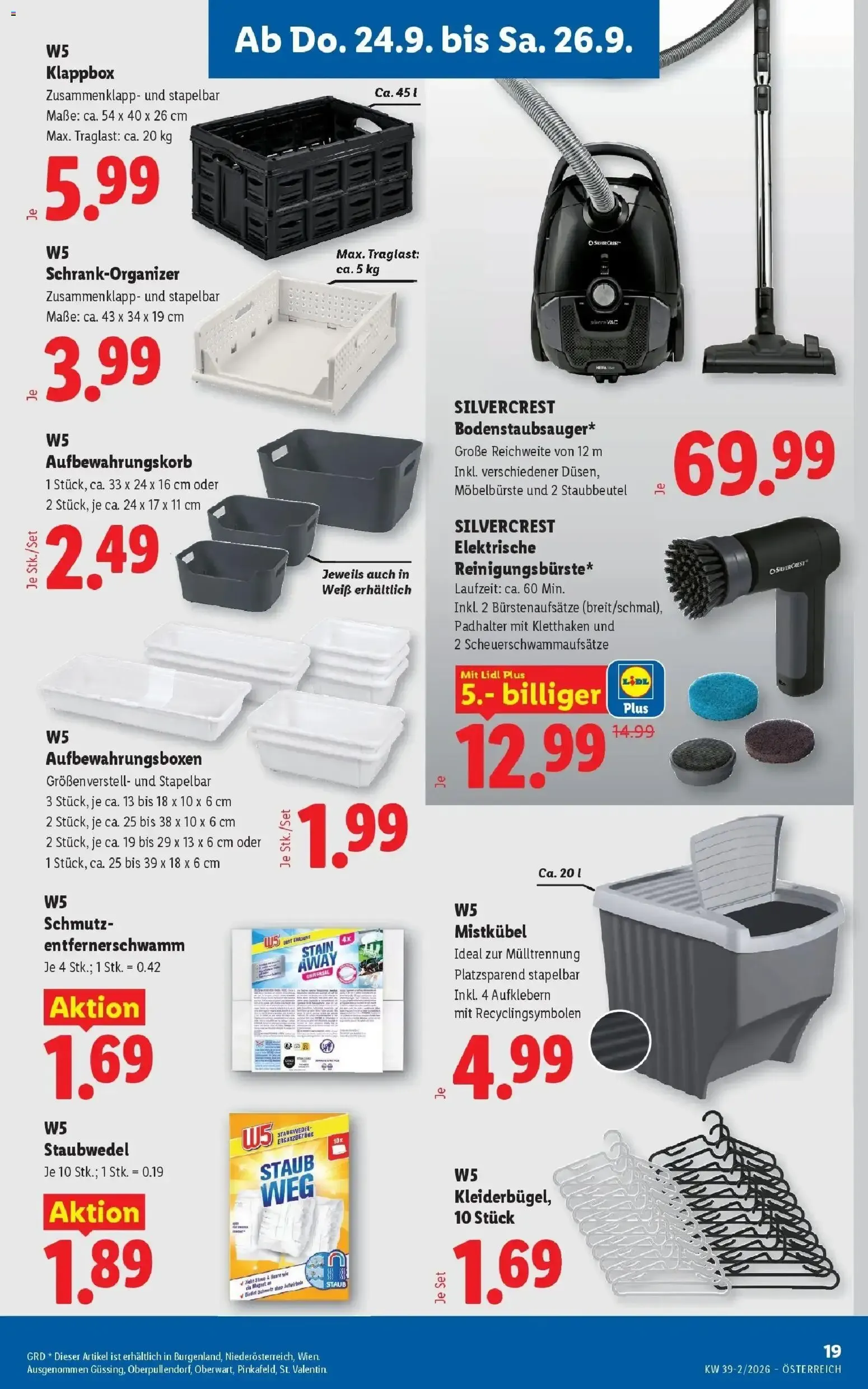 Lidl Flugblatt - Wien ab 24.09.2026 - Angebote ab donnerstag von 24. September bis 26. September 2026 - Flugblätt seite  23