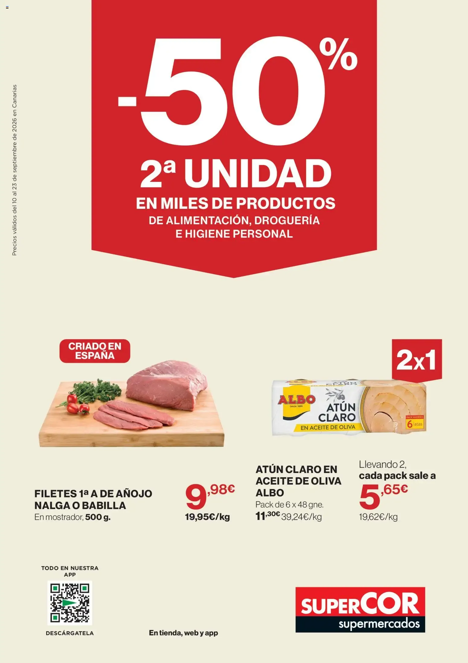 Catálogo de Supercor Canarias 10/09/2026 - 23/09/2026 10 de septiembre al 23 de septiembre 2026 - Página 1