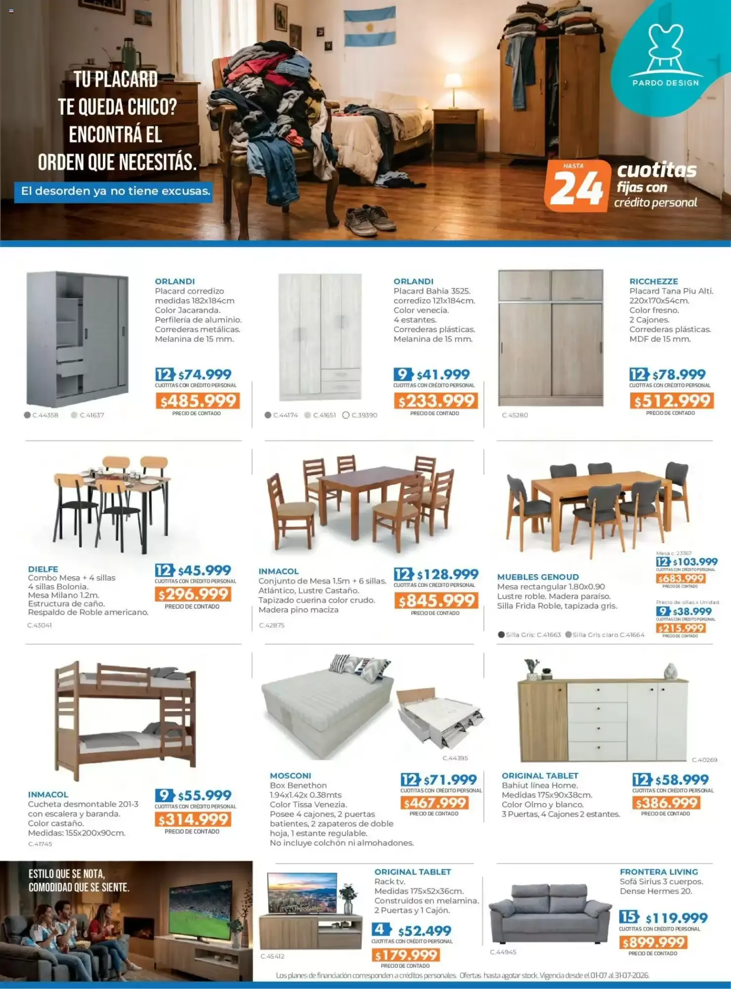 Ofertas de Catálogo Pardo Hogar 1 de julio al 31 de julio 2026 - Página 5 del catálogo