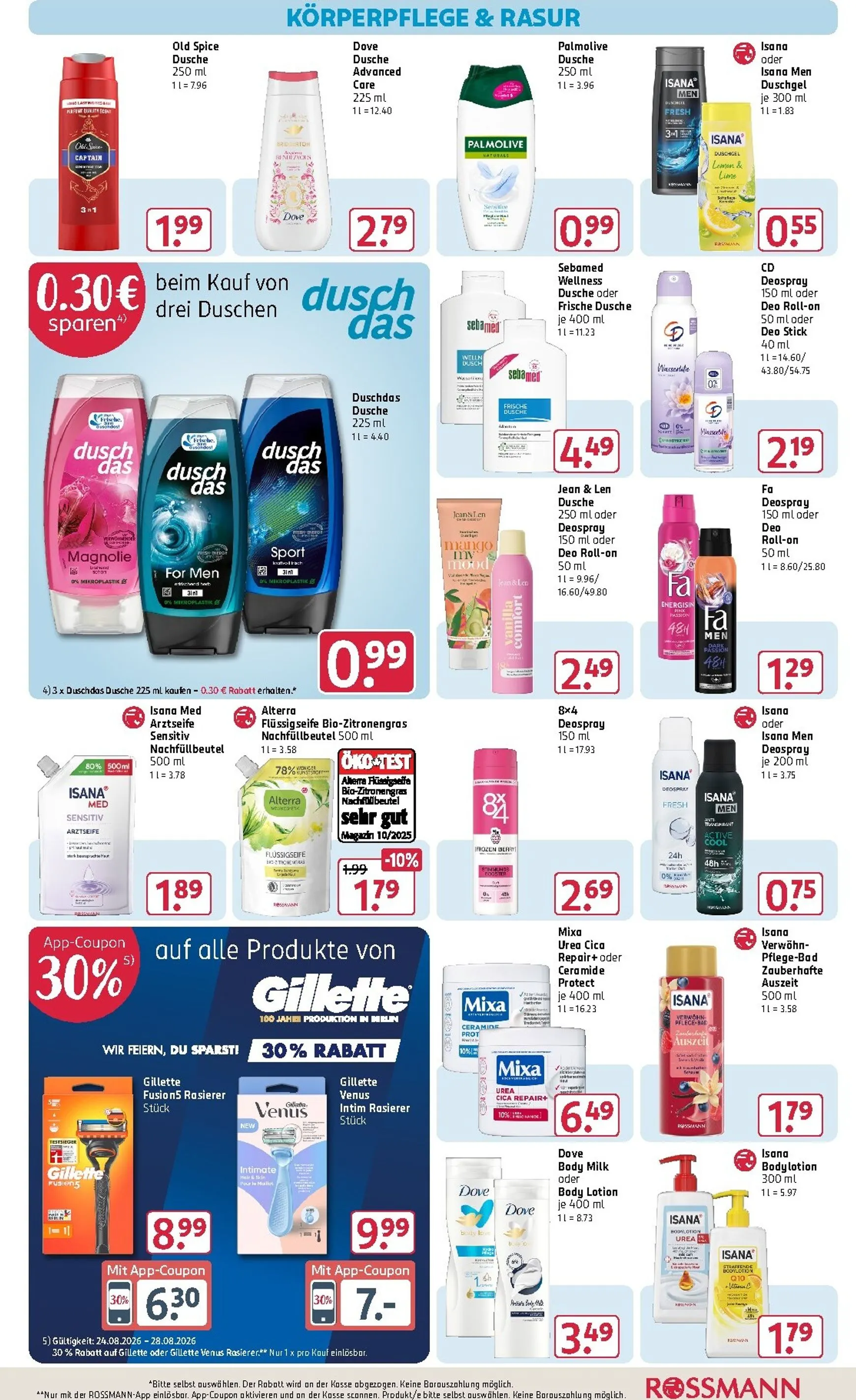 ROSSMANN Mein Drogeriemarkt von 24. August bis 28. August 2026 - Prospekt seite 10