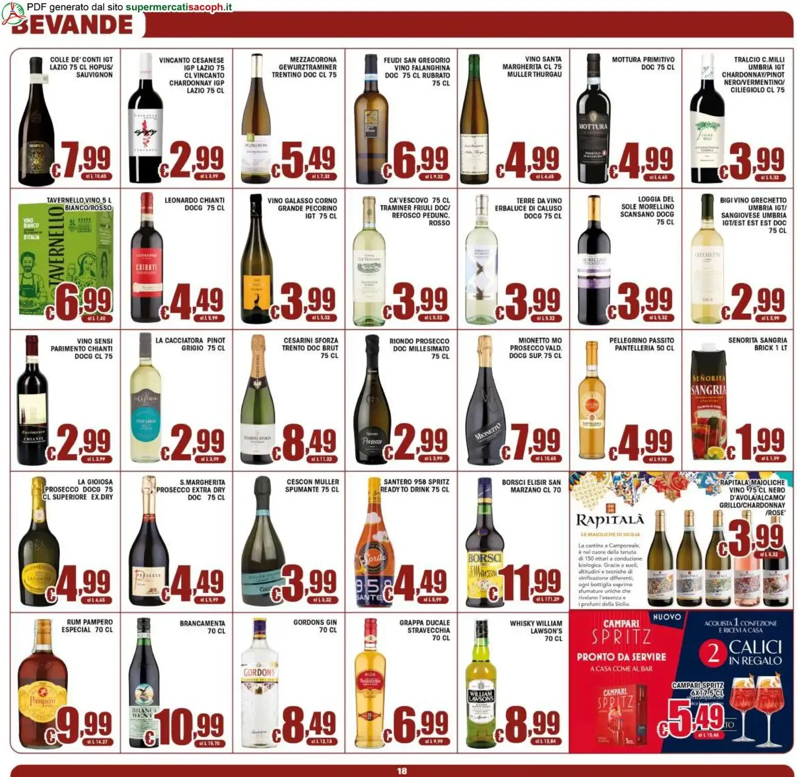 Sacoph volantino dal 10/07/2026 - online Offerte da 10 luglio a 21 luglio di 2026 - Pagina del volantino 18