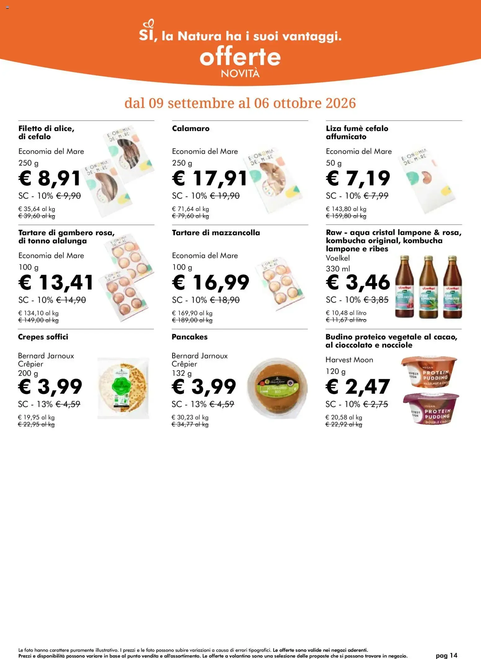 Nuovo Natura Sì volantino dal 09/09/2026 > offerte anteprima 🛍️ da 9 settembre a 6 ottobre di 2026 - Pagina del volantino 14