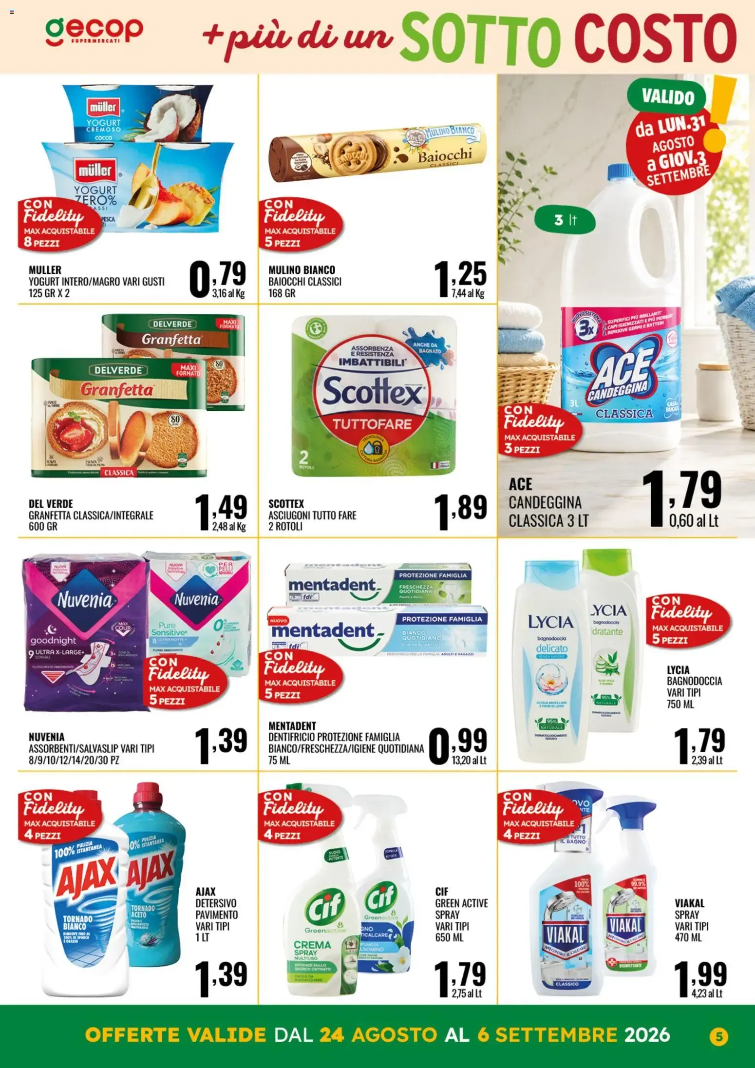 Nuovo GECOP volantino dal 24/08/2026 > offerte anteprima 🛍️ da 24 agosto a 6 settembre di 2026 - Pagina del volantino 5