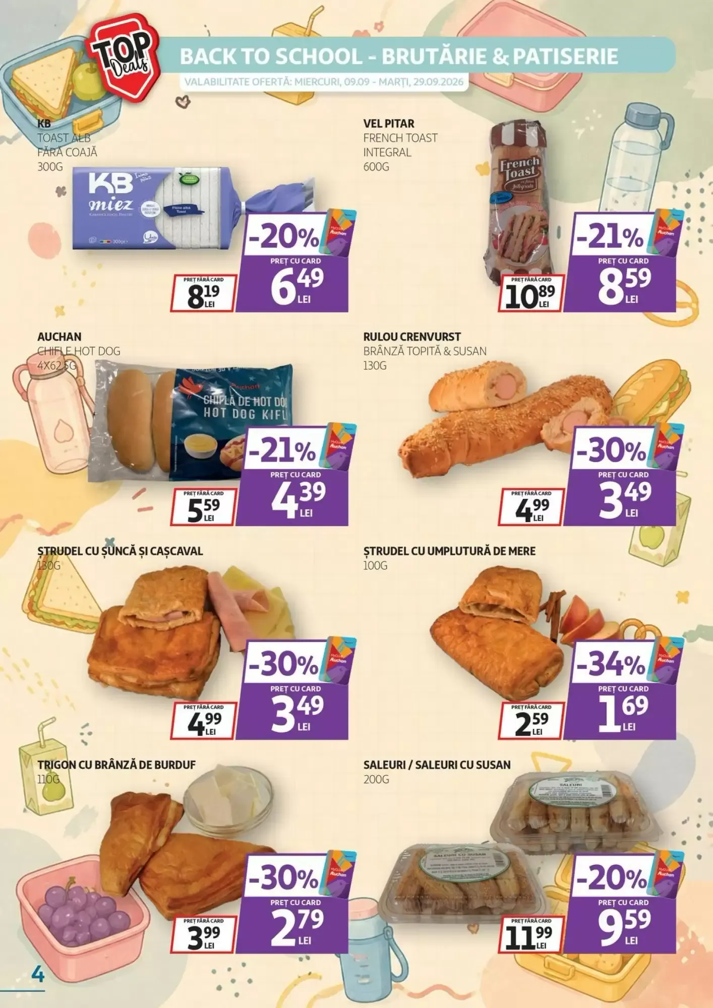 Catalog Catalog Auchan de la 9 septembrie până la 29 septembrie 2026 - Revista Pagina 4