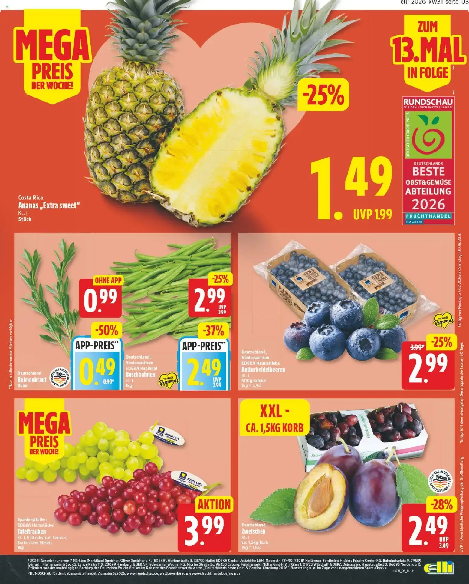 Elli Markt Prospekt vom 27.07.2026 – Angebote online von 27. Juli bis 1. August 2026 - Prospekt seite 7