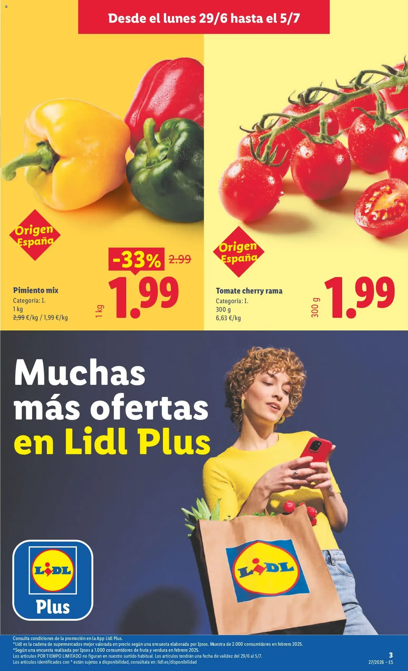 Catálogo de Con Lidl Plus acumula puntos y llévate premios extra 1 de julio al 5 de julio 2026 - Página 7