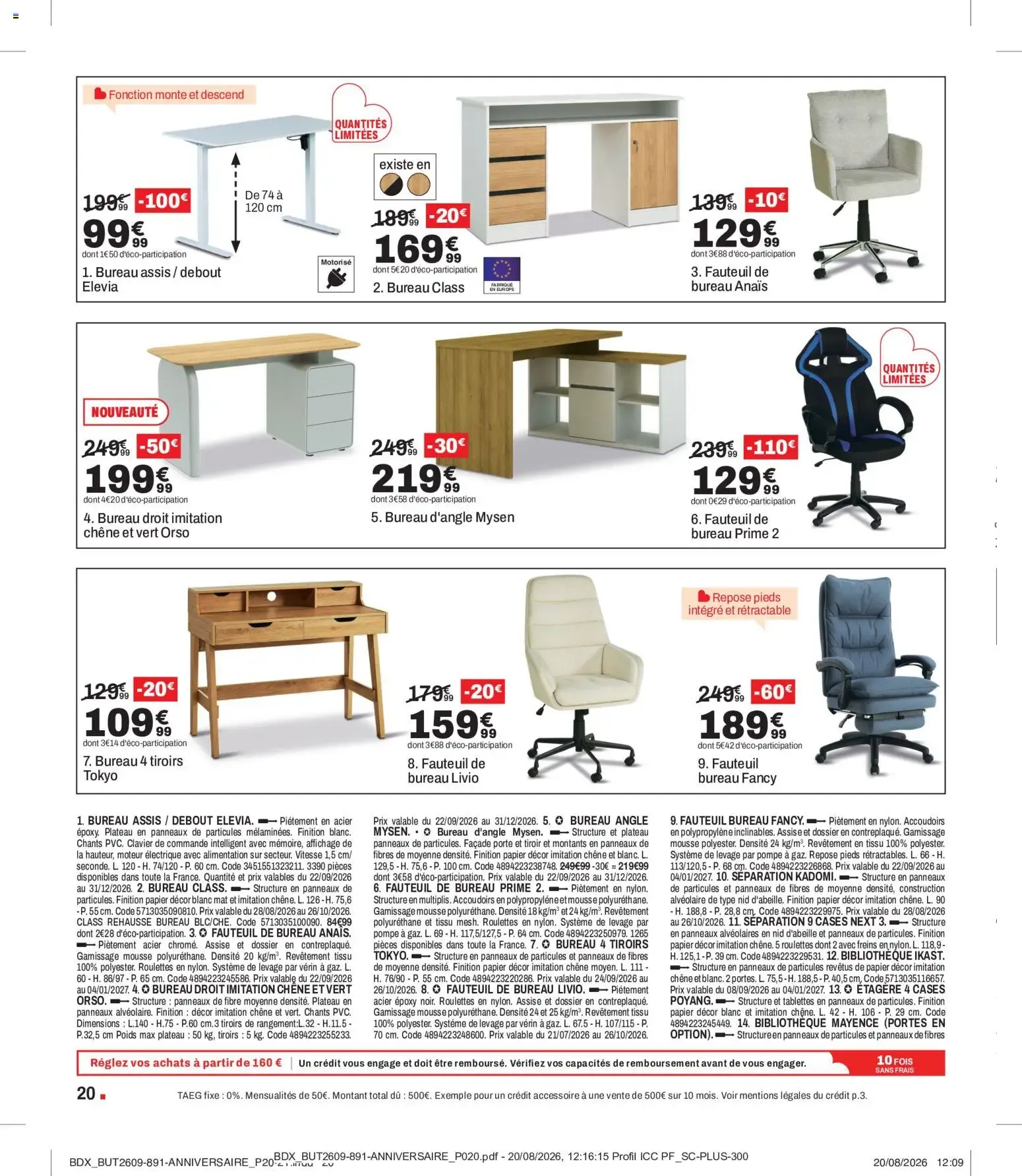 But catalogue but days à partir du 22/09/2026 - promo en ligne du 22 septembre au 26 octobre 2026 - Catalogue page 20