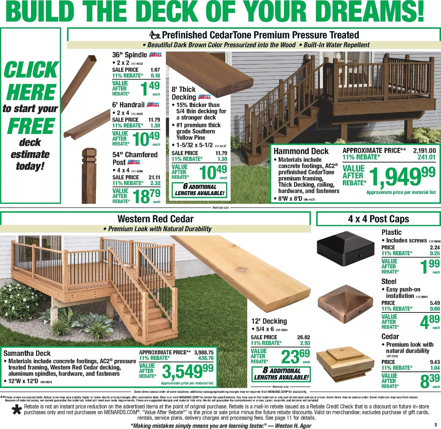 Weekly ad Menards - 11% Rebate on Everything! from August 6 to August 16 2026 - Page 9
