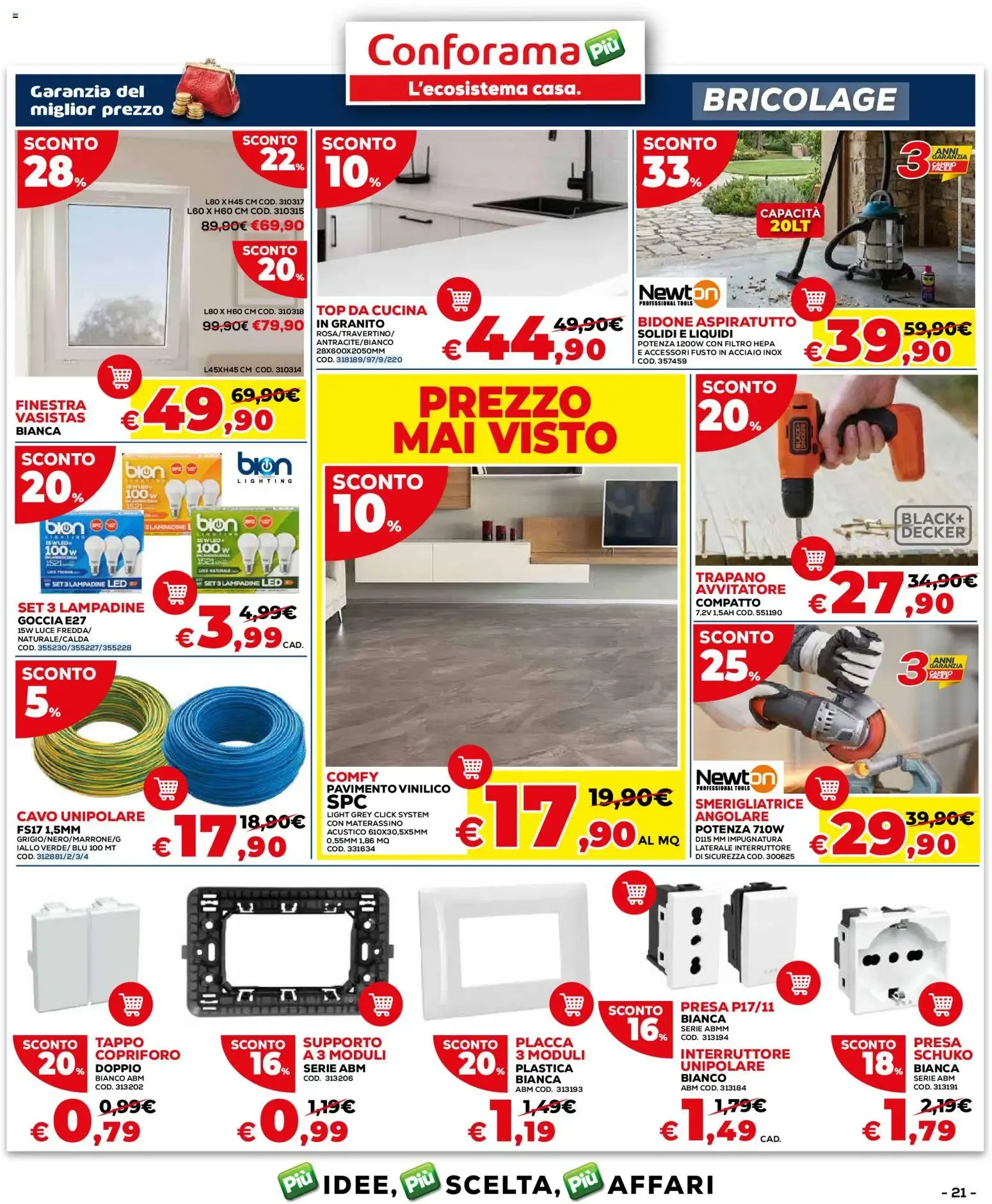 Nuovo Conforama volantino dal 24/08/2026 > offerte anteprima 🛍️ da 24 agosto a 20 settembre di 2026 - Pagina del volantino 21