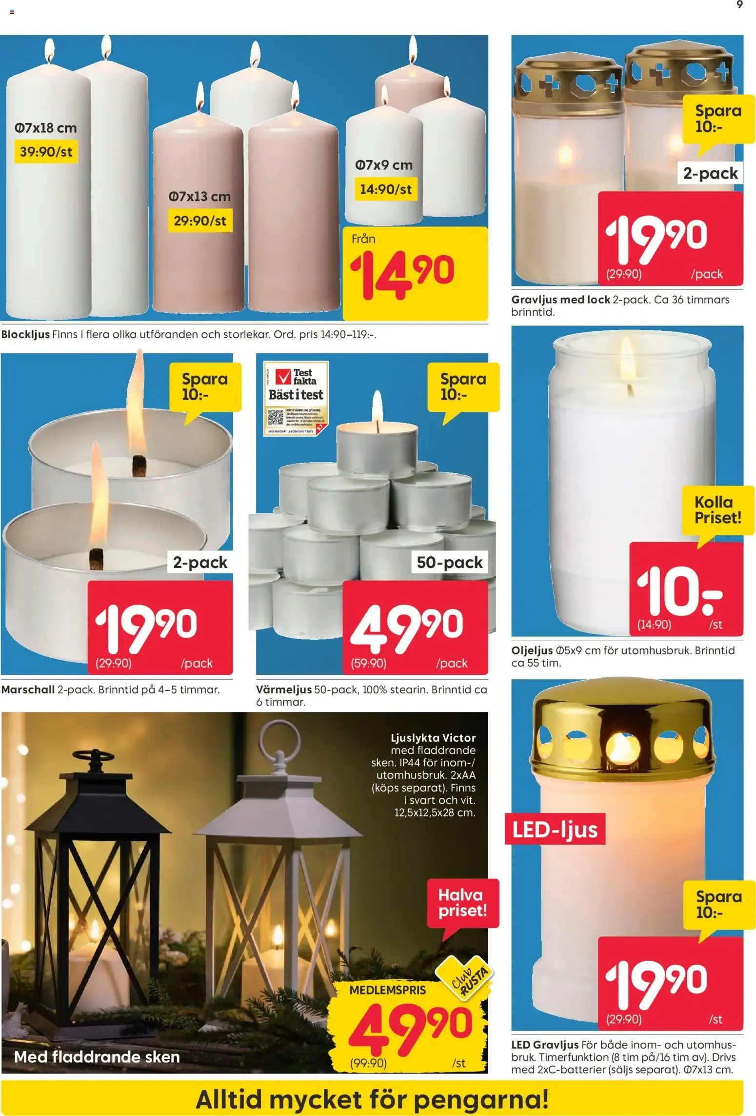 Rusta erbjudanden från 26/10/2026 - 01/11/2026 > Reklamblad nuvarande rabatter från 26 oktober till 1 november 2026 - Reklamblad sidor 9