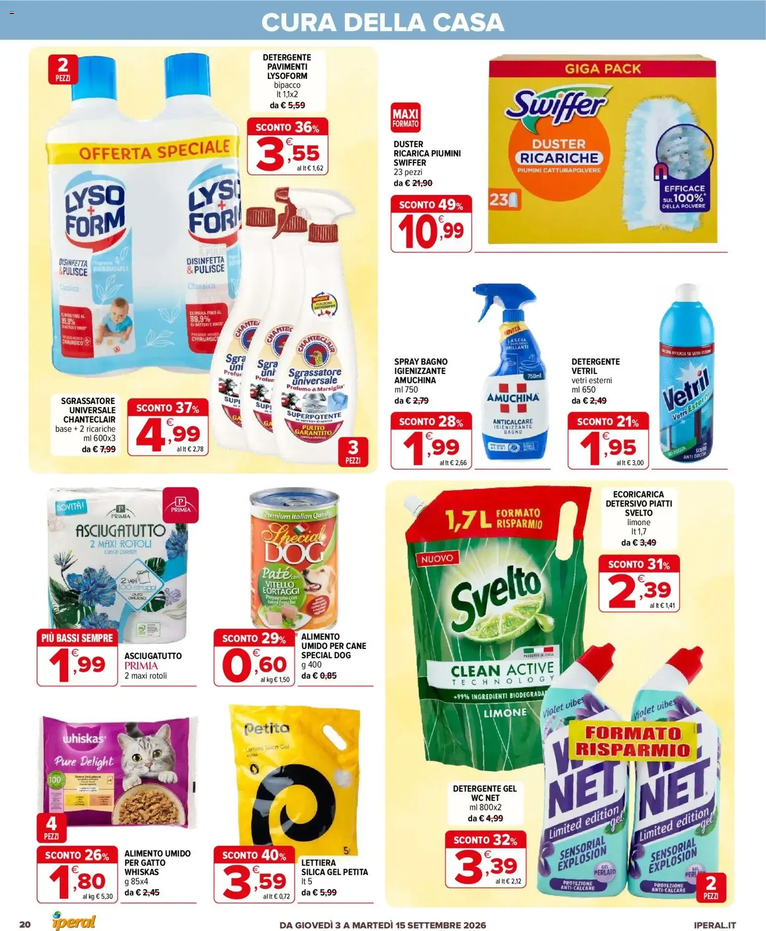 Iperal Supermercati Sotto Costo da 3 settembre a 15 settembre di 2026 - Pagina del volantino 20