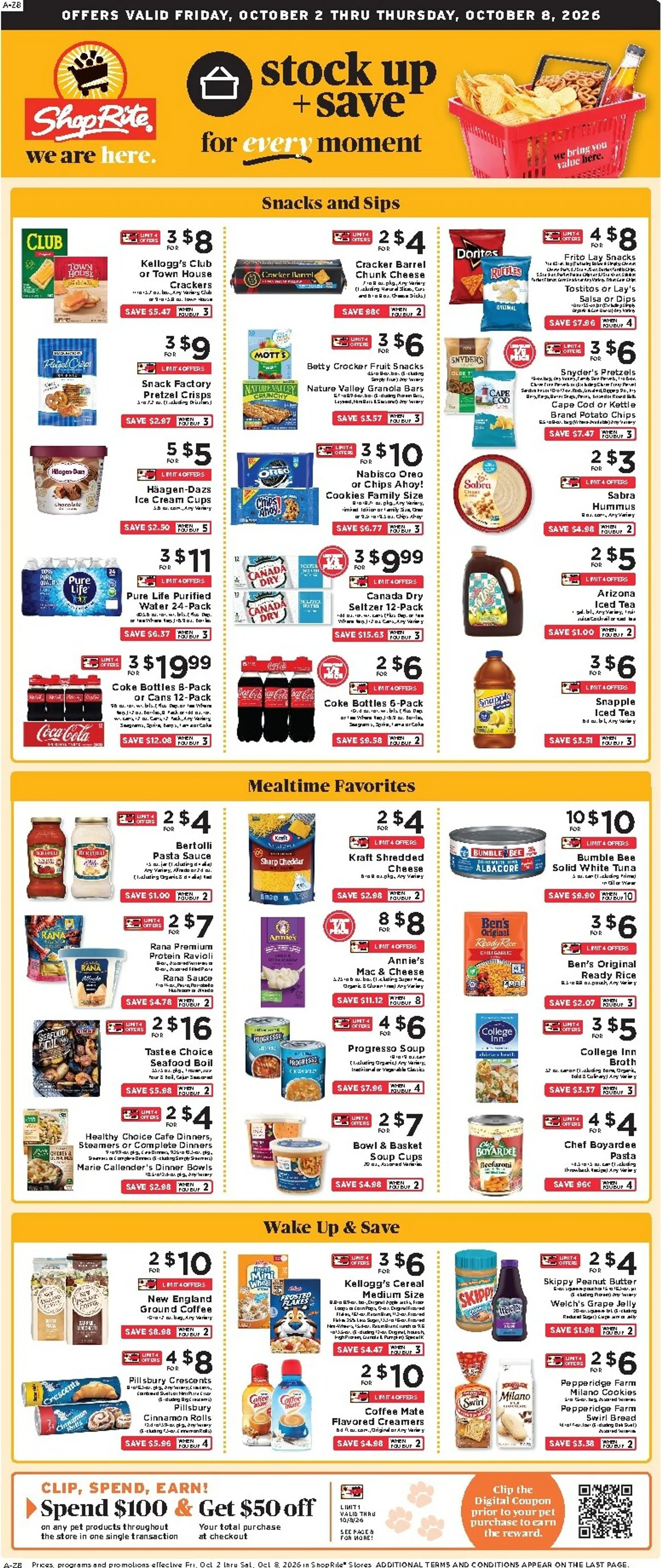 ShopRite: Stock Up + Save
