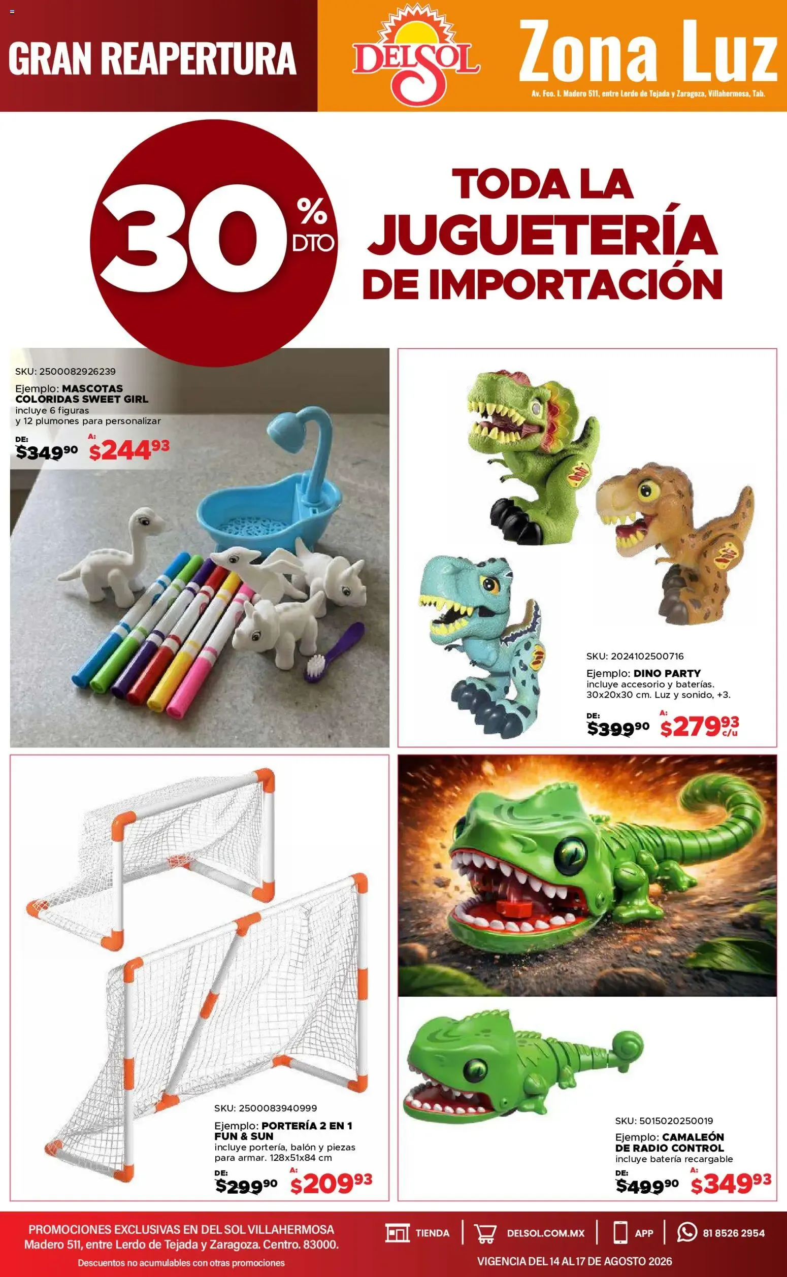 Catálogo de Del Sol Gran Reapertura y 4 Días de Grandes Promociones 14 de agosto al 17 de agosto 2026 - Pagina 22