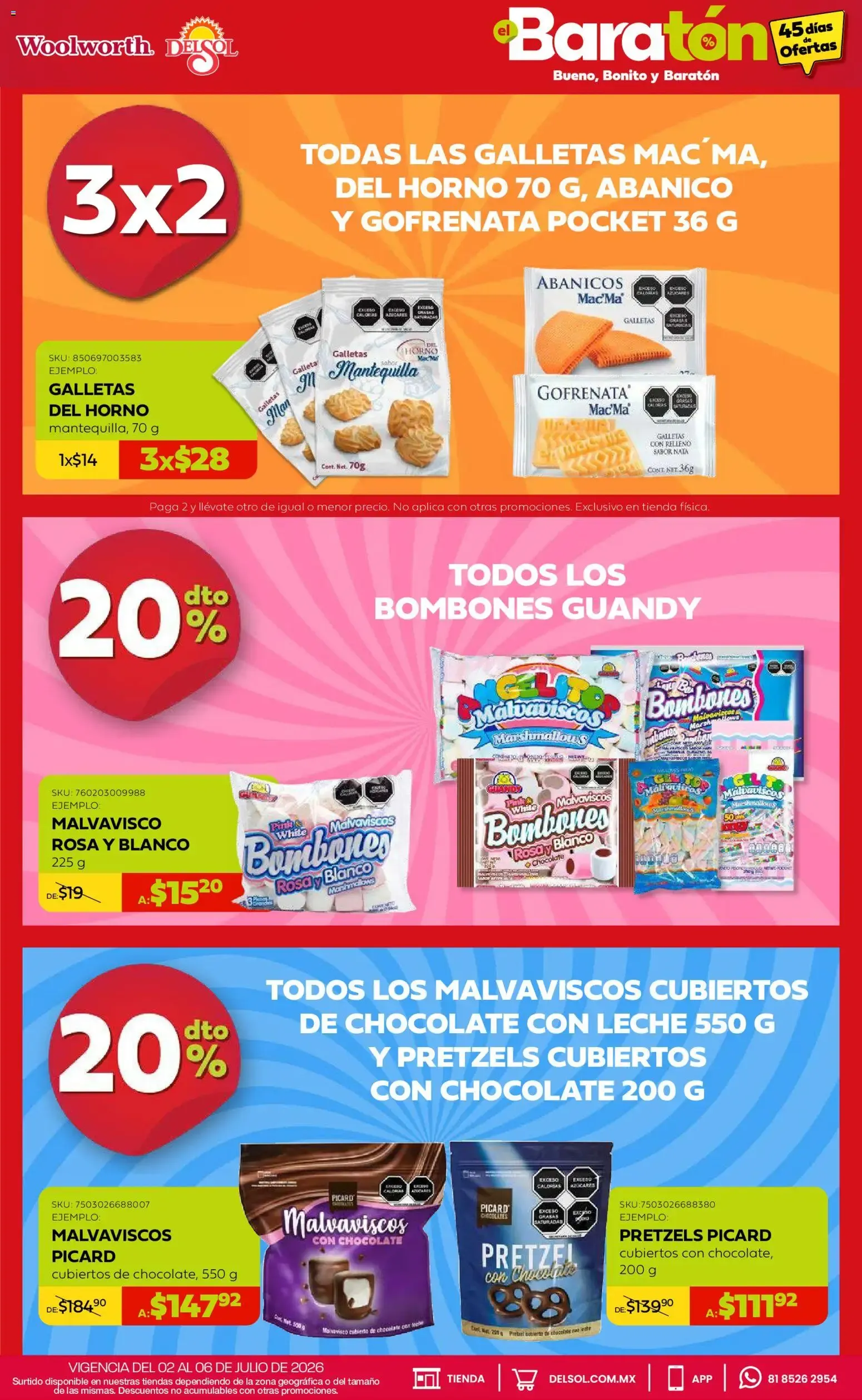 Catálogo de Del Sol y Woolworth catálogo Bueno, Bonito y Baratón (02/07/2026 - 06/07/2026) - catálogo en línea 2 de julio al 6 de julio 2026 - Pagina 17