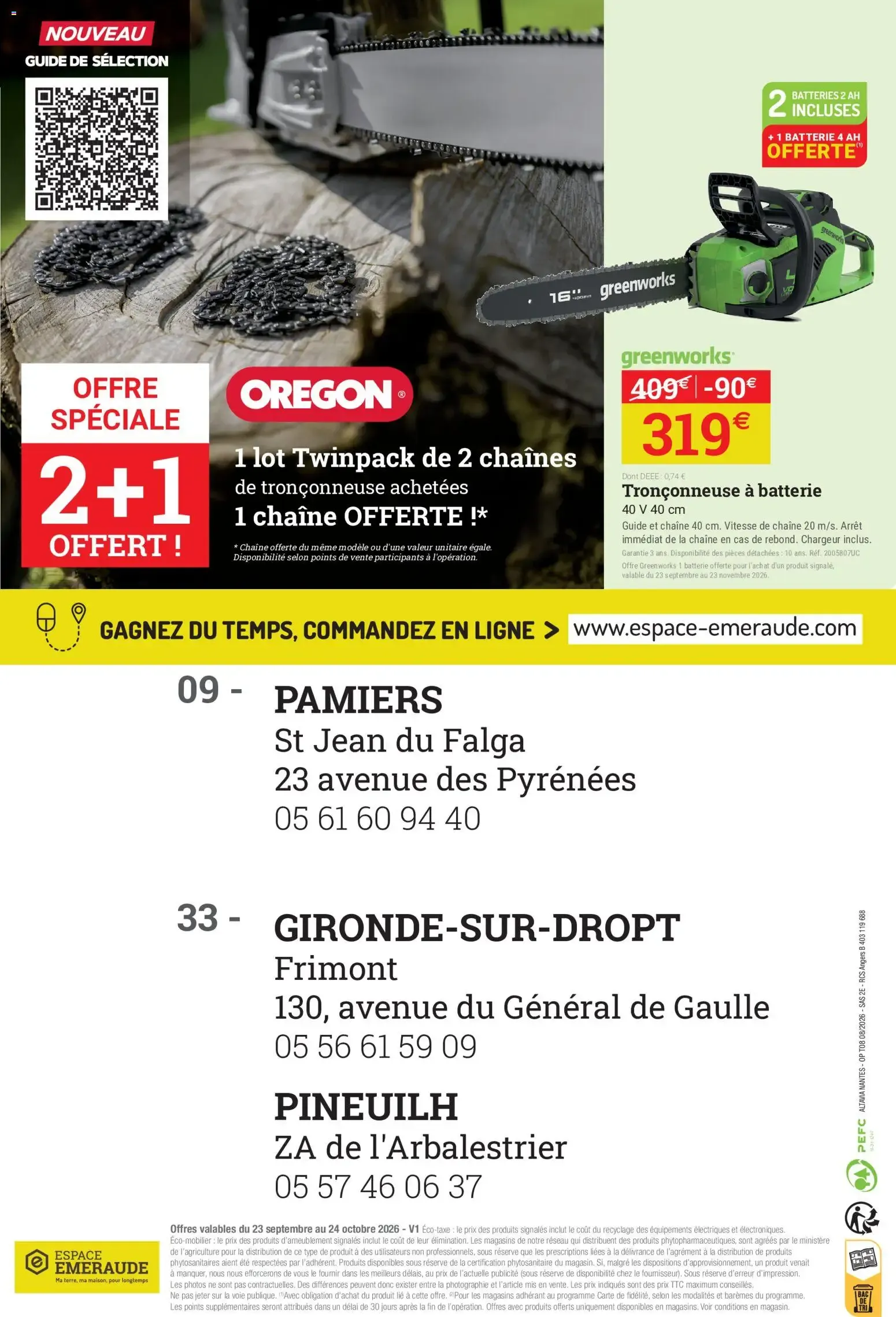 Espace Emeraude catalogue à partir du 23/09/2026 - promo en ligne du 23 septembre au 24 octobre 2026 - Catalogue page 16