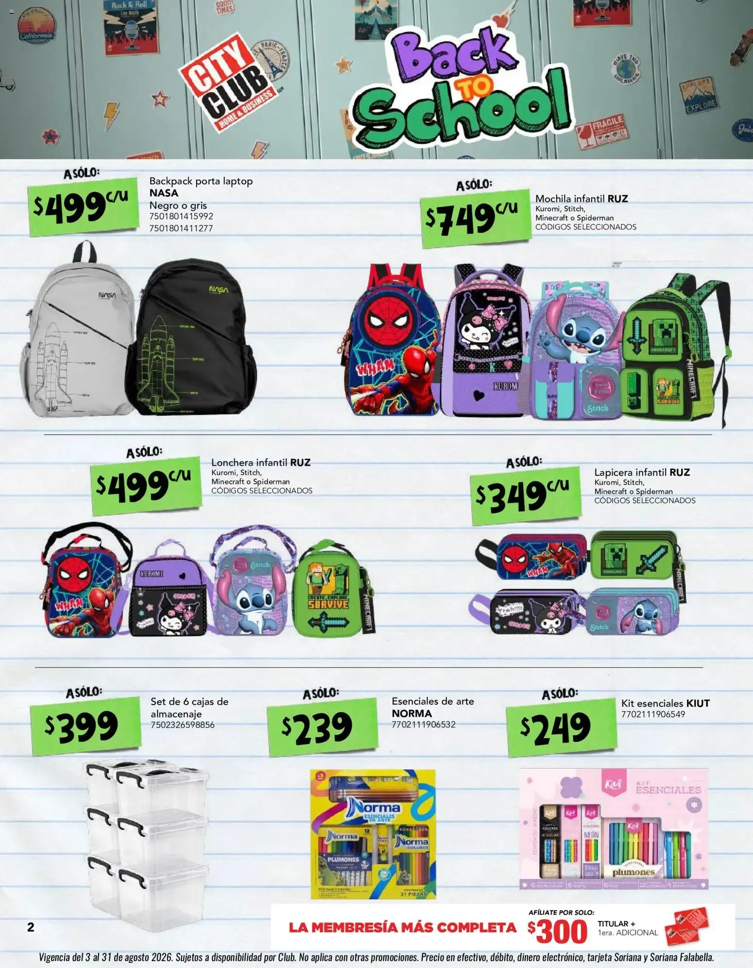 Catálogo de City Club Back to School 3 de agosto al 31 de agosto 2026 - Pagina 2