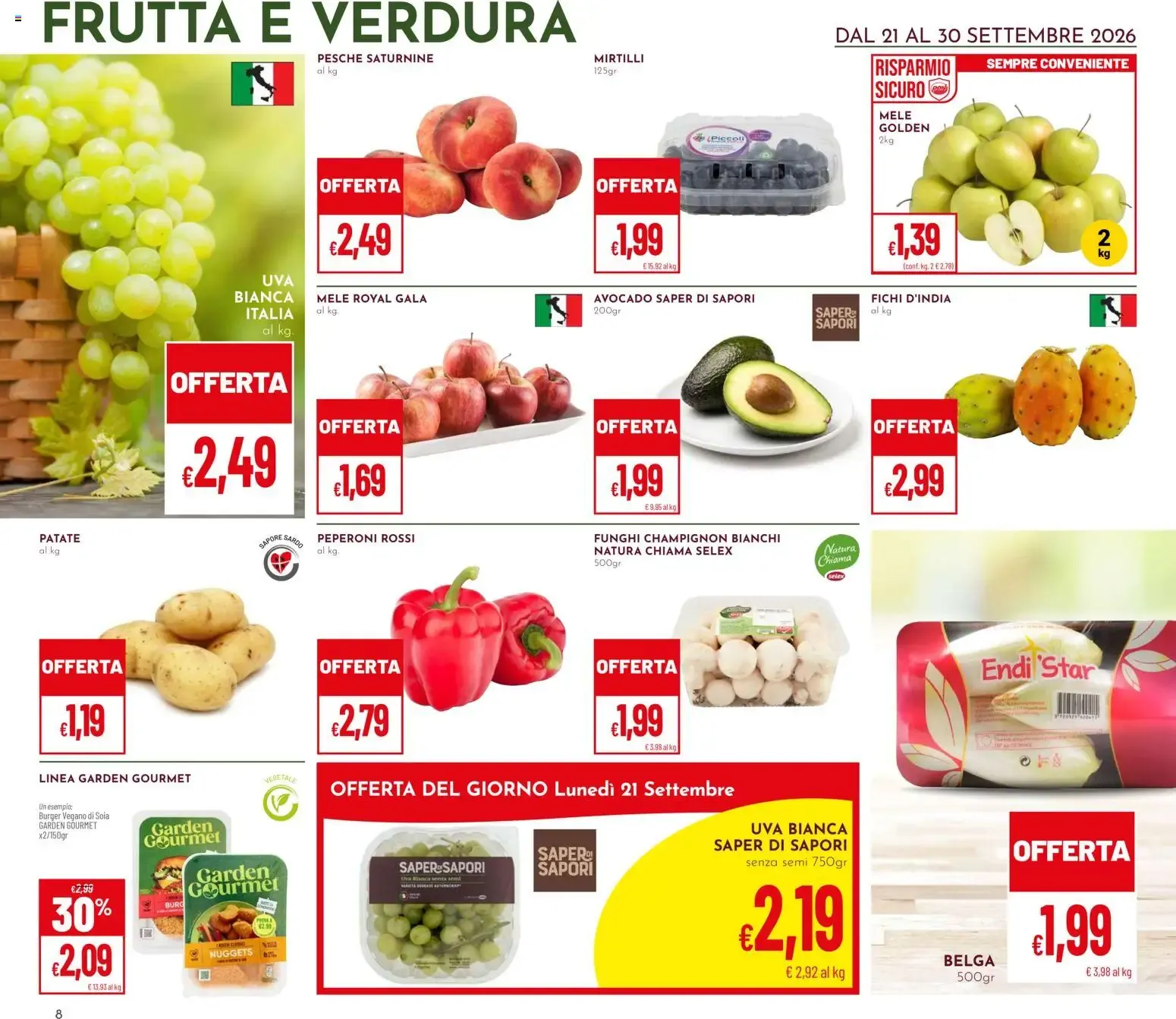 LA SARDEGNA DA GUSTARE da 21 settembre a 30 settembre di 2026 - Pagina del volantino 8