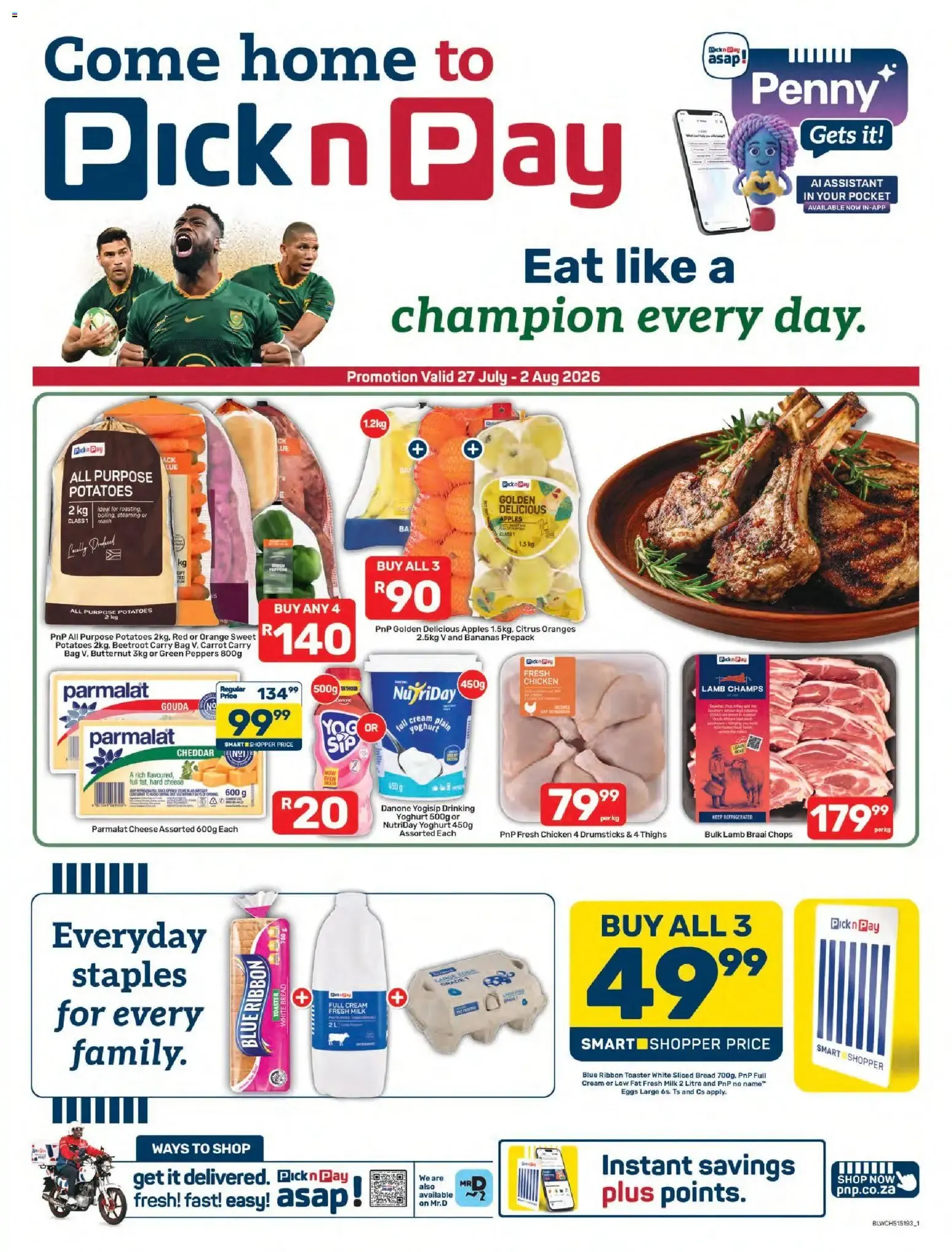 Pick n Pay from 27 July to 2 August 2026 - Catalogue Page 1