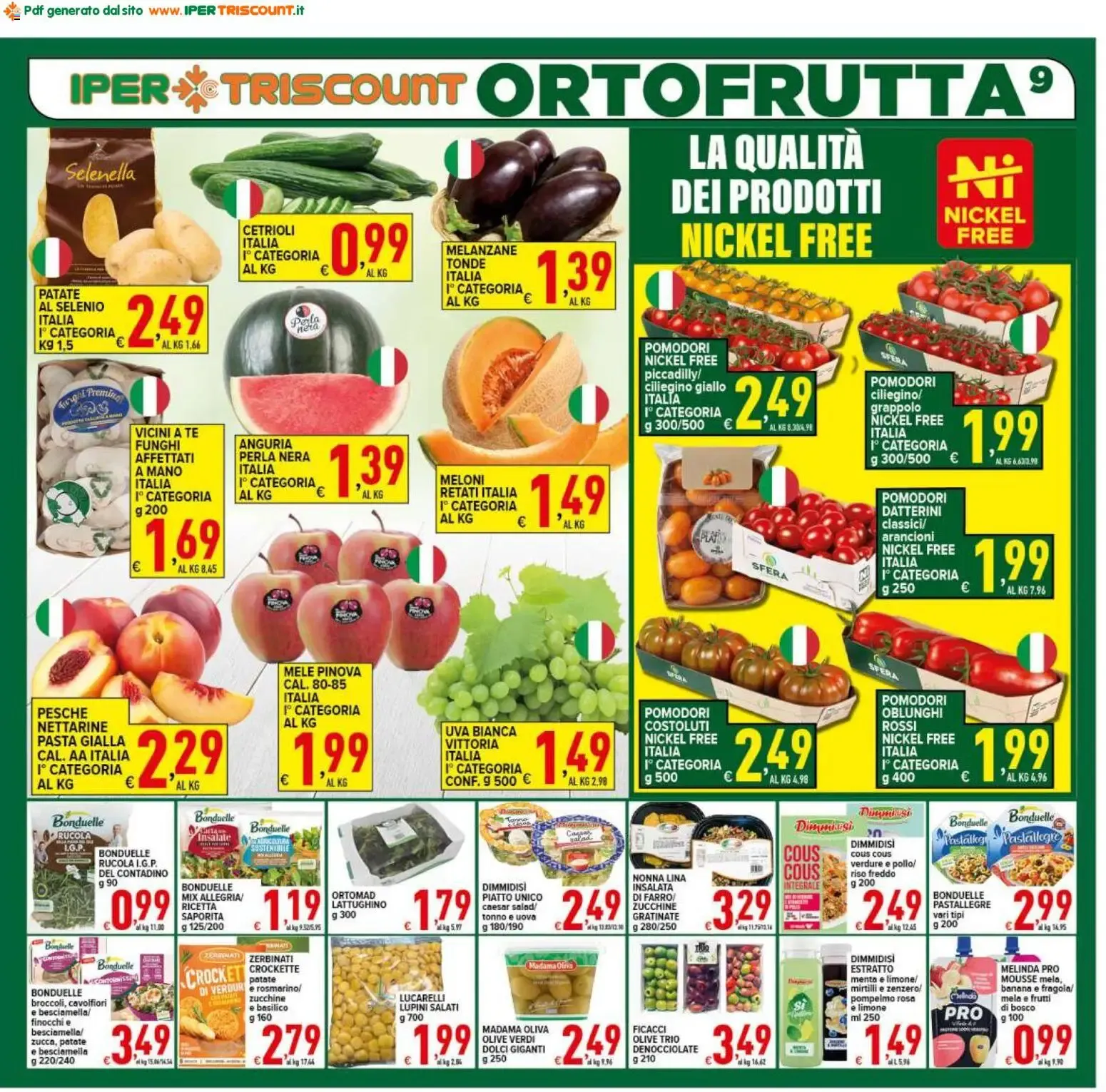 Ipertriscount Supermercati - Scorta Vacanze! da 10 luglio a 21 luglio di 2026 - Pagina del volantino 9