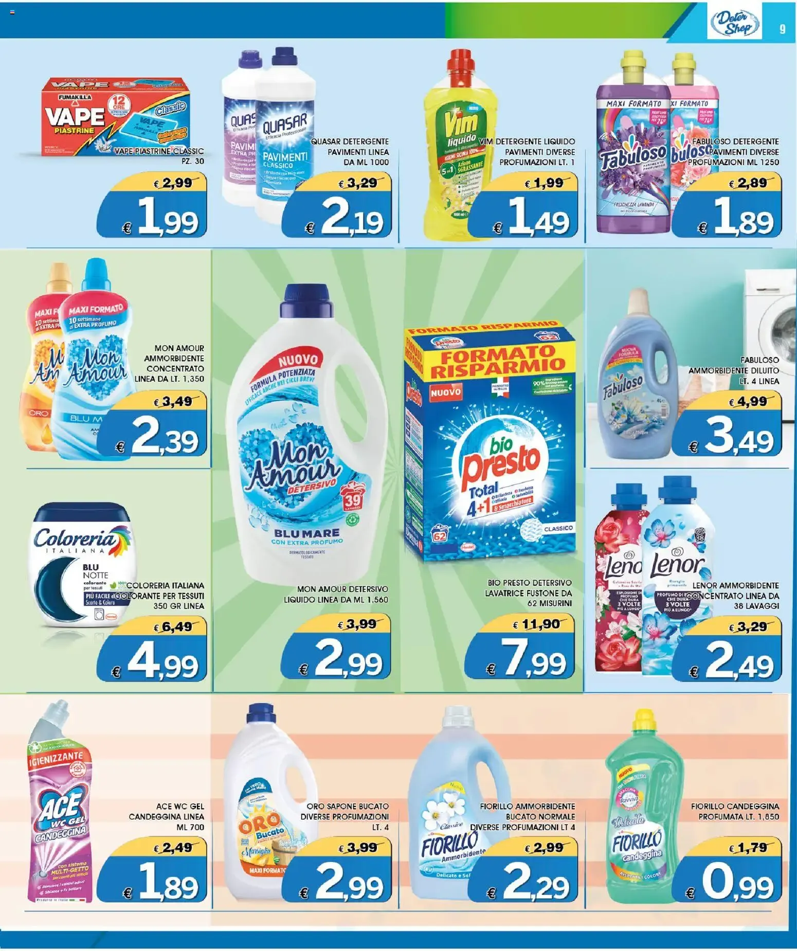 Deter Shop volantino dal 01/08/2026 - online Offerte da 1 agosto a 31 agosto di 2026 - Pagina del volantino 9
