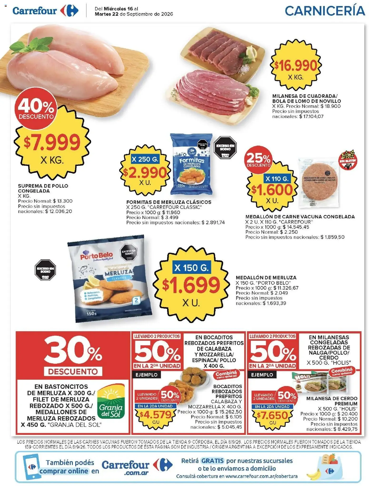 Ofertas de Carrefour Ofertas || del 16/09/2026 - 22/09/2026 || Promociones 16 de septiembre al 22 de septiembre 2026 - Página 4 del catálogo