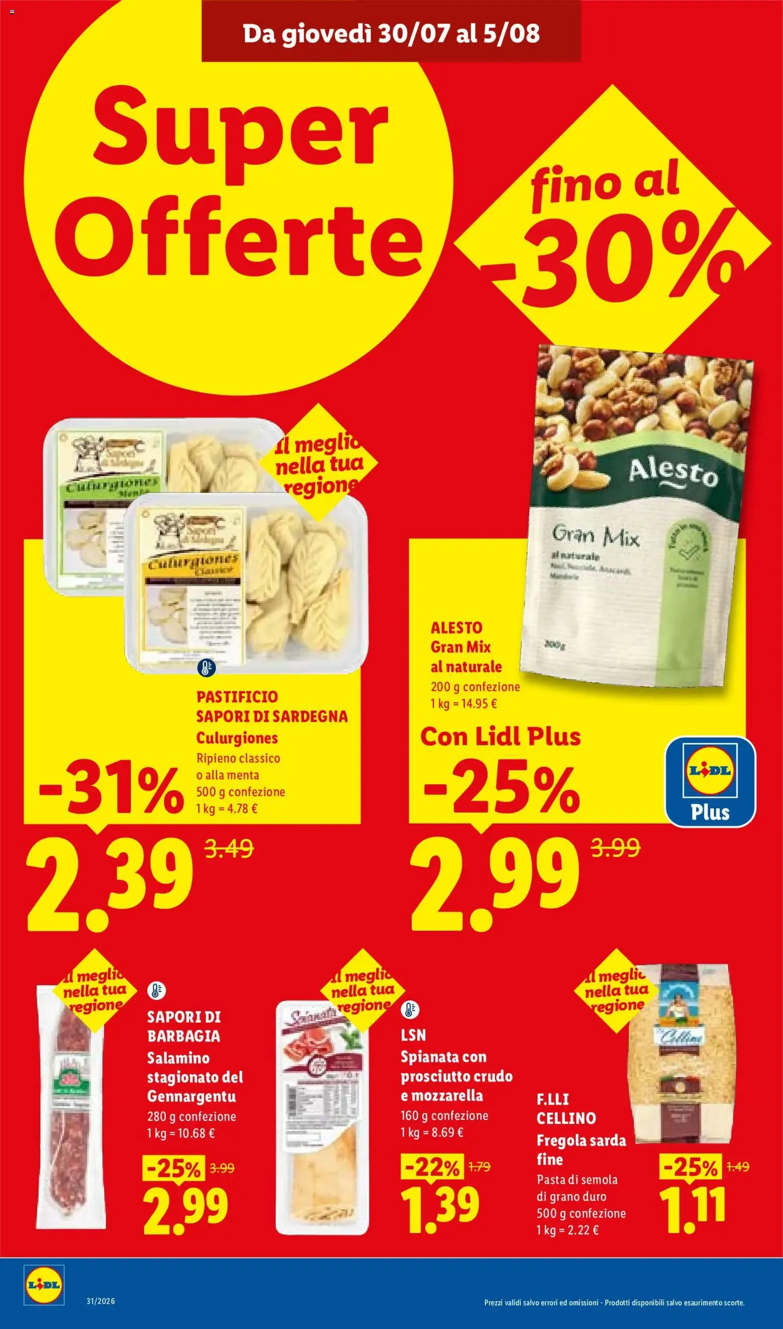 LIDL: L'estate del risparmio da 30 luglio a 5 agosto di 2026 - Pagina del volantino 10